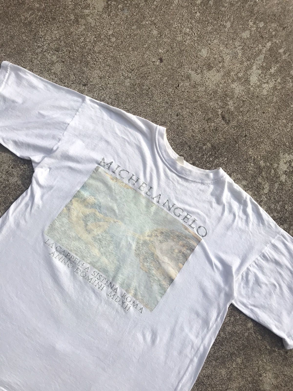 Vintage Michel Angelo Vintage Art Tees Shirt Size US L / EU 52-54 / 3 - 2 Thumbnail