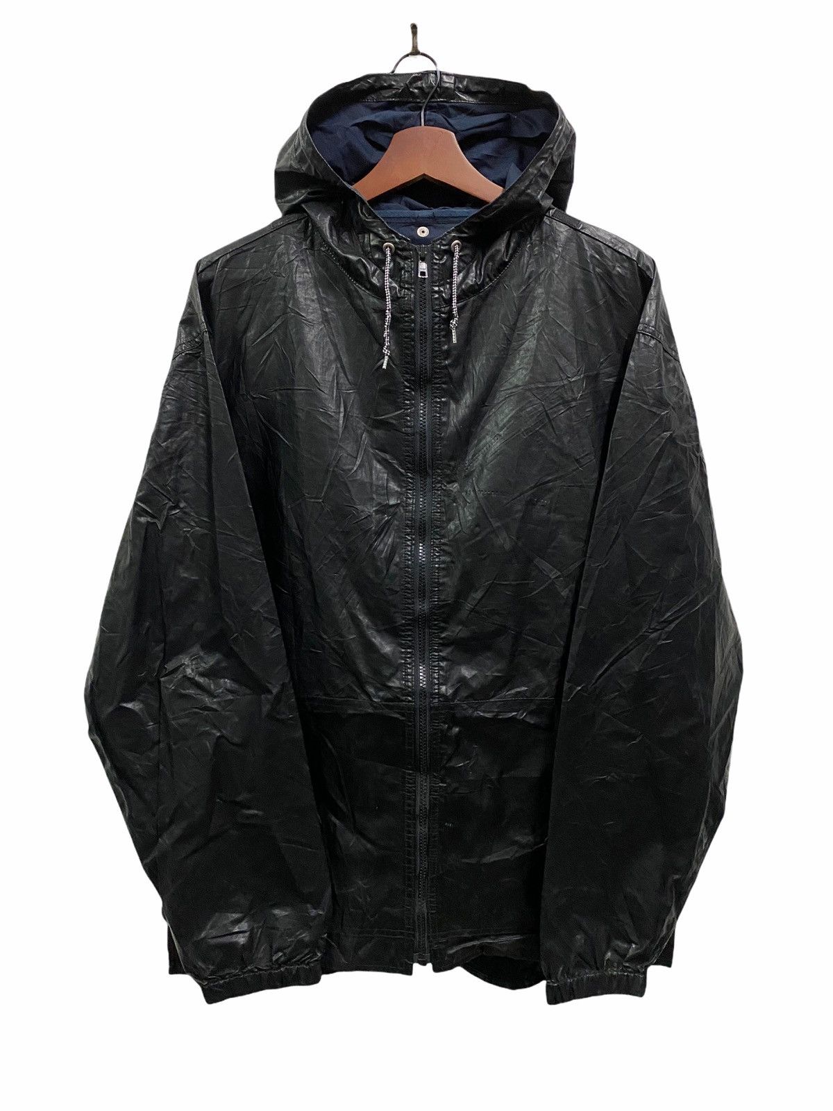 MFG Black Hoodie Zipper Jacket
