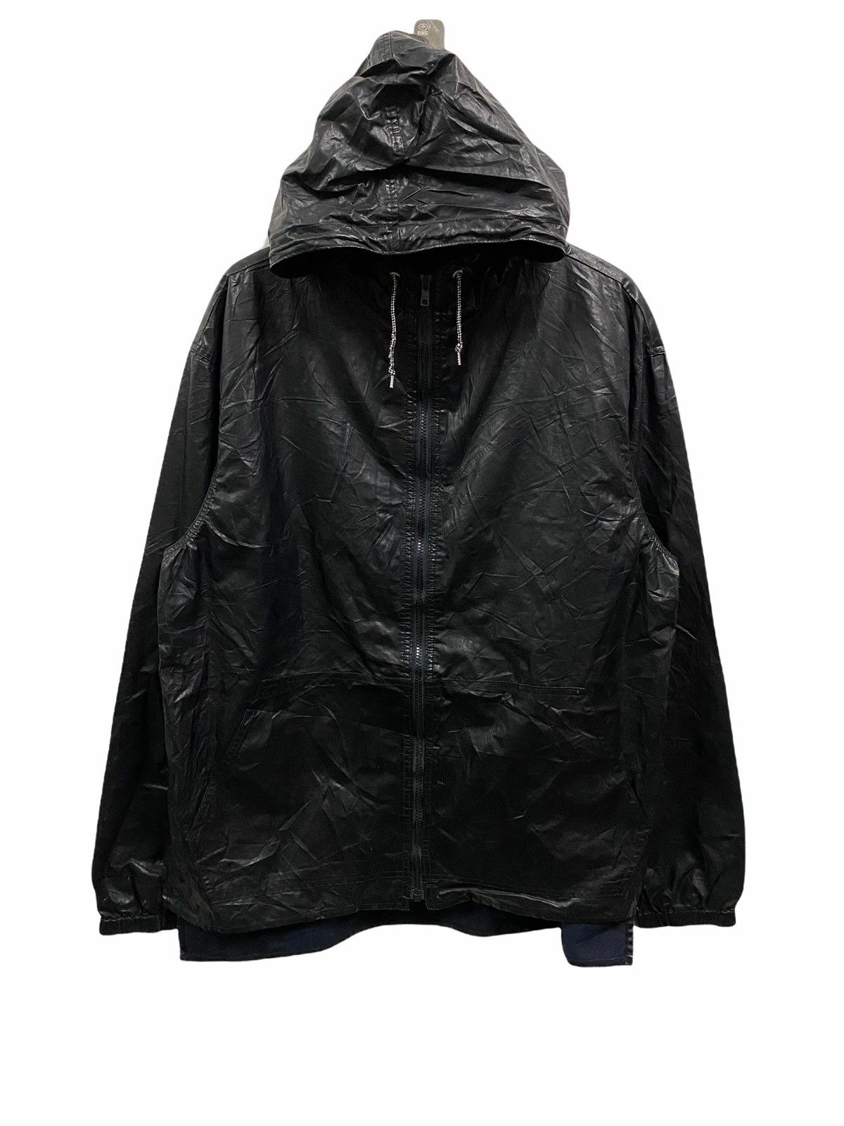MFG Black Hoodie Zipper Jacket