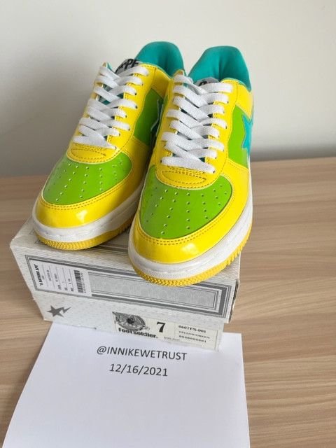 Bape Bapesta FS-001 Hong Kong City Camo sz 7 Size US 7 / EU 40 - 8 Thumbnail