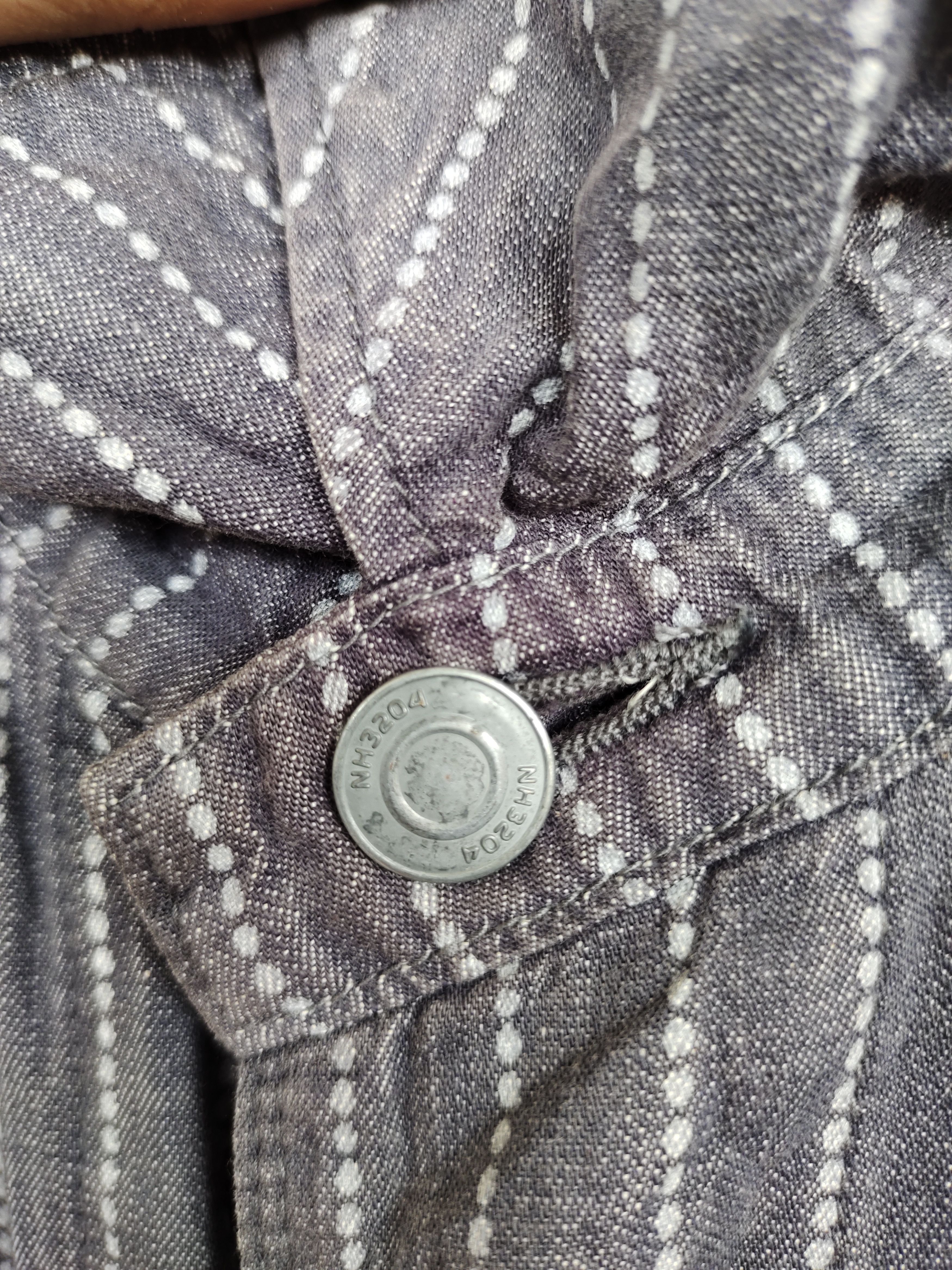 Neighborhood SS03 NEIGHBORHOOD Wabash Hickory Work Chore Denim Shirt Size US L / EU 52-54 / 3 - 11 Thumbnail