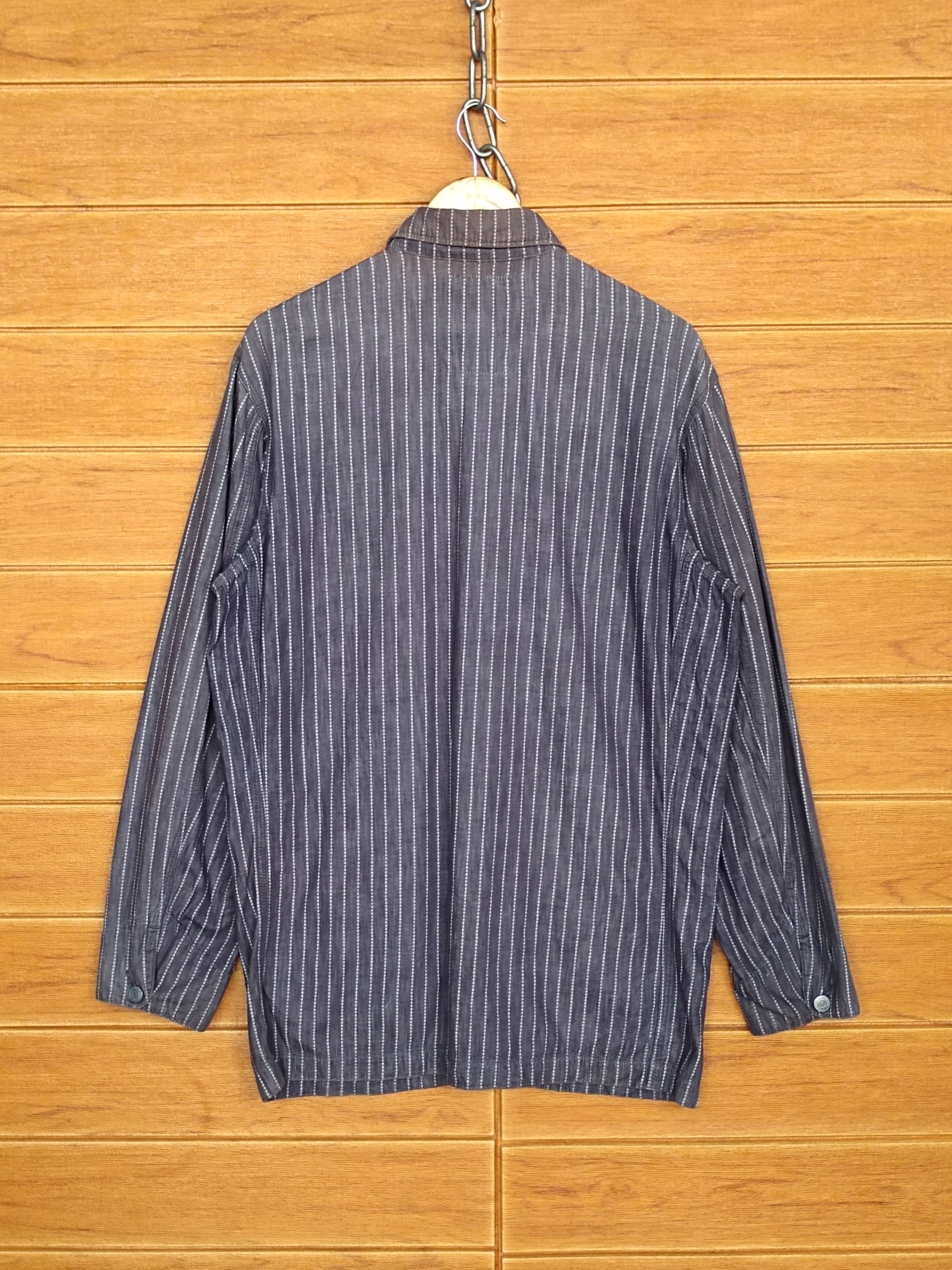 Neighborhood SS03 NEIGHBORHOOD Wabash Hickory Work Chore Denim Shirt Size US L / EU 52-54 / 3 - 8 Thumbnail