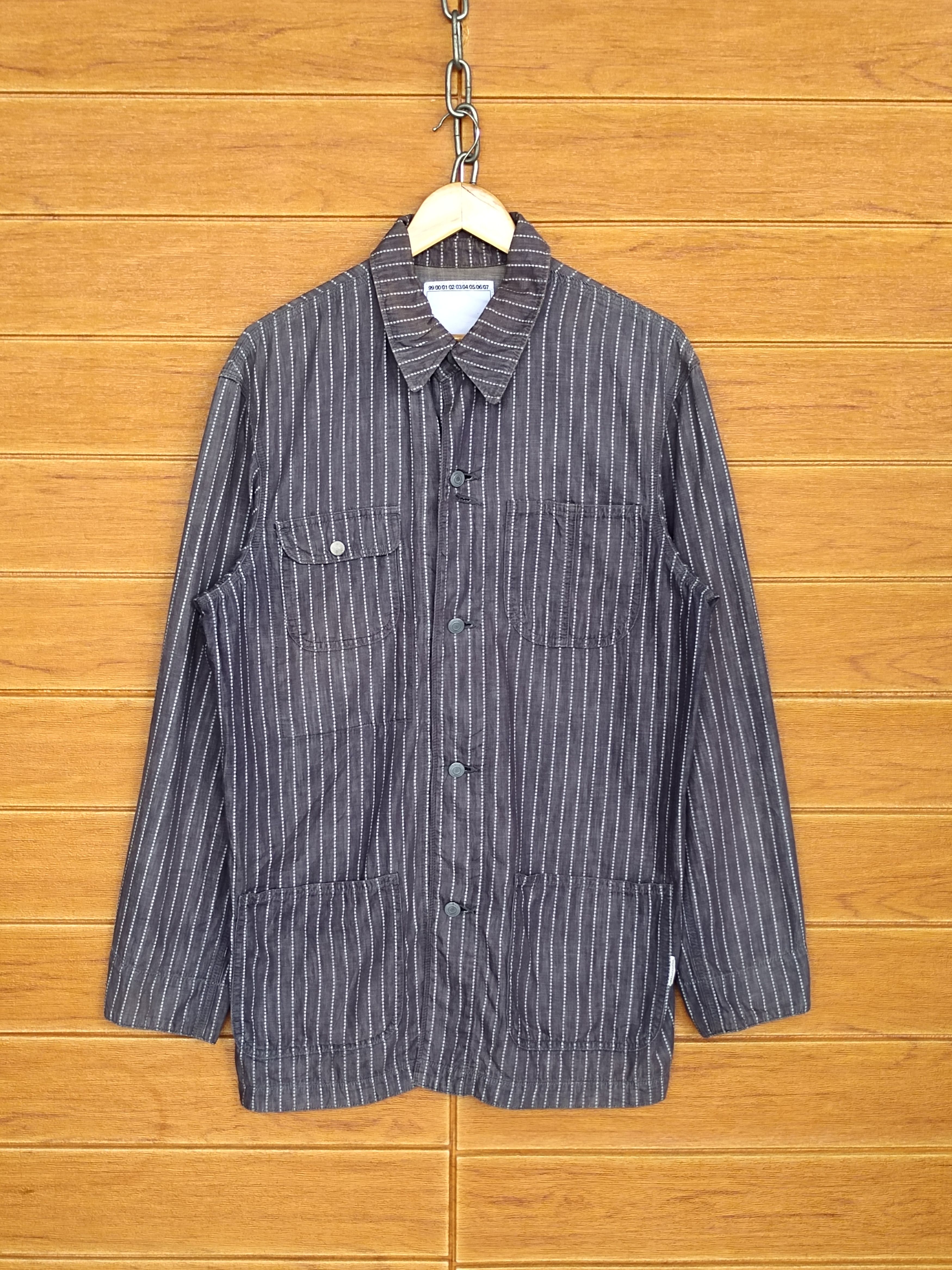Neighborhood SS03 NEIGHBORHOOD Wabash Hickory Work Chore Denim Shirt Size US L / EU 52-54 / 3 - 2 Thumbnail