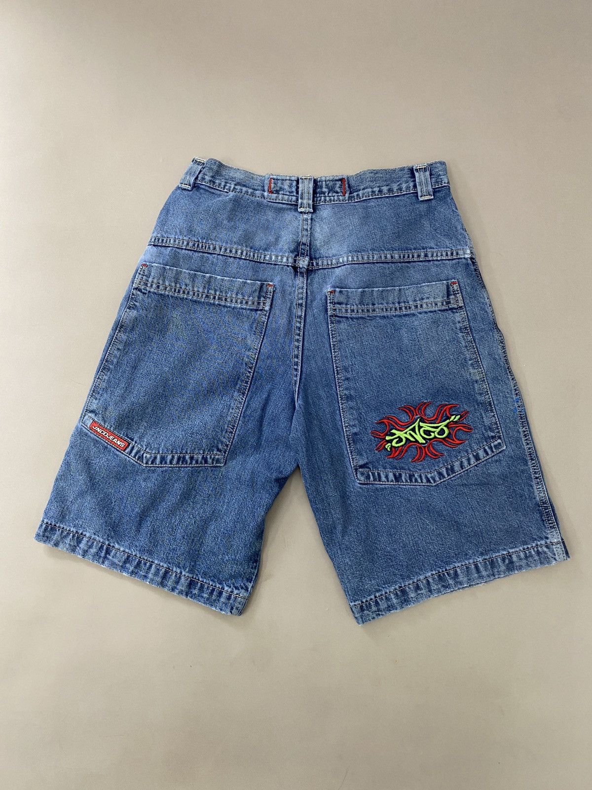 Vintage jnco logo short jeans vintage 90s wide pants | Grailed