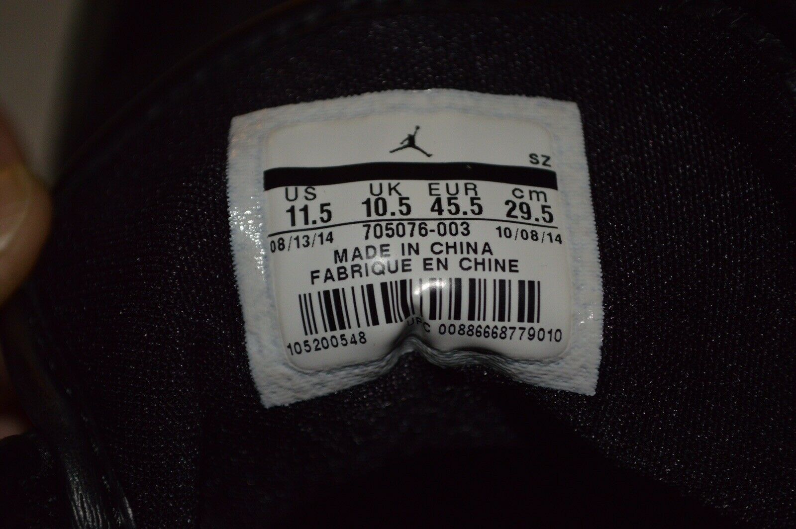 Jordan Brand Black Jordan Instigator Patent Suede Dress Shoes Size US 11.5 / EU 44-45 - 11 Thumbnail