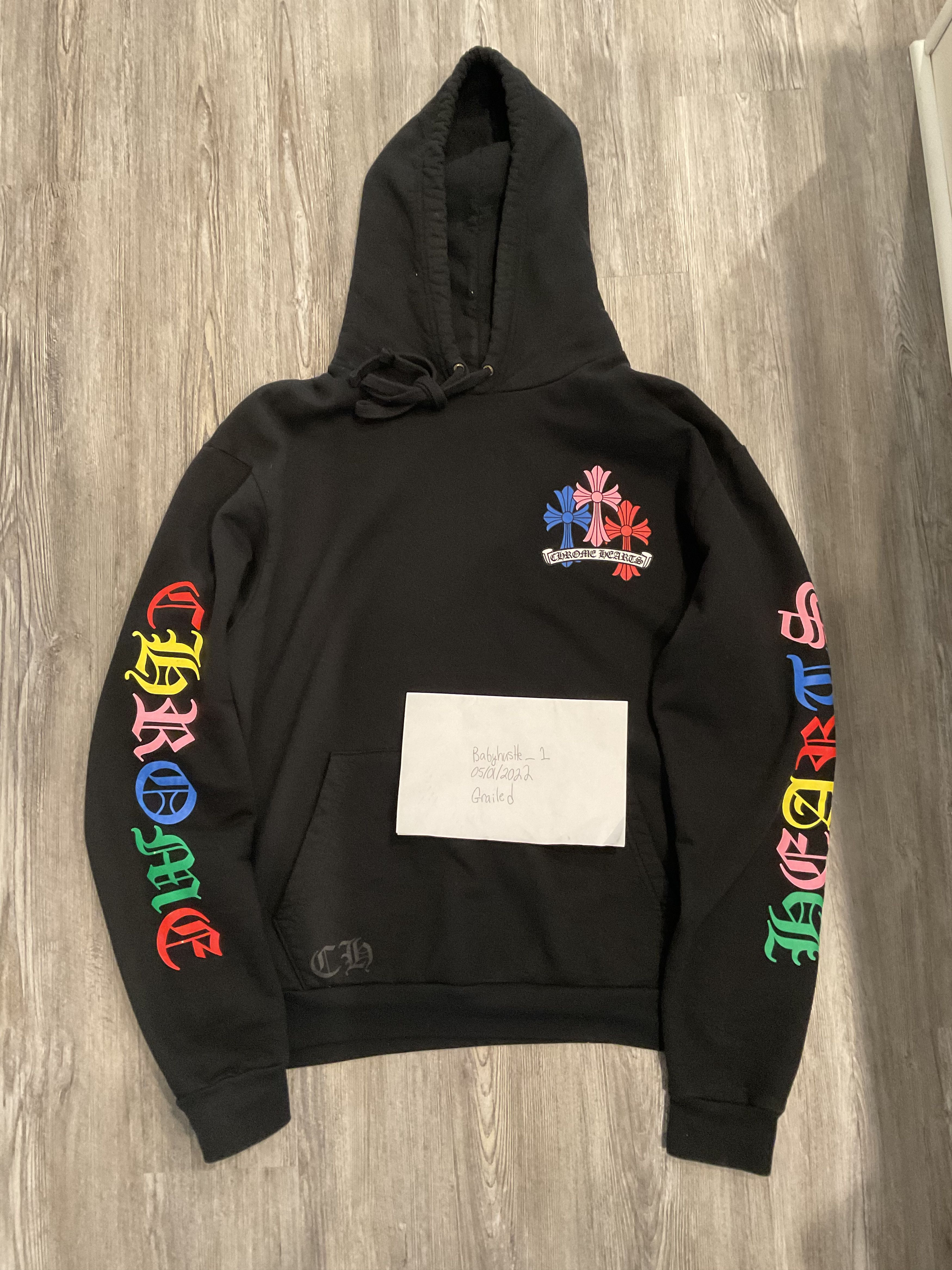 Chrome Hearts Chrome hearts Multi Color Cross Cemetery Hoodie | Grailed