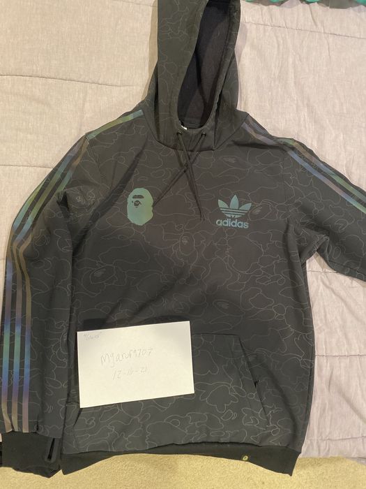 Bape adidas tech hoodie hot sale