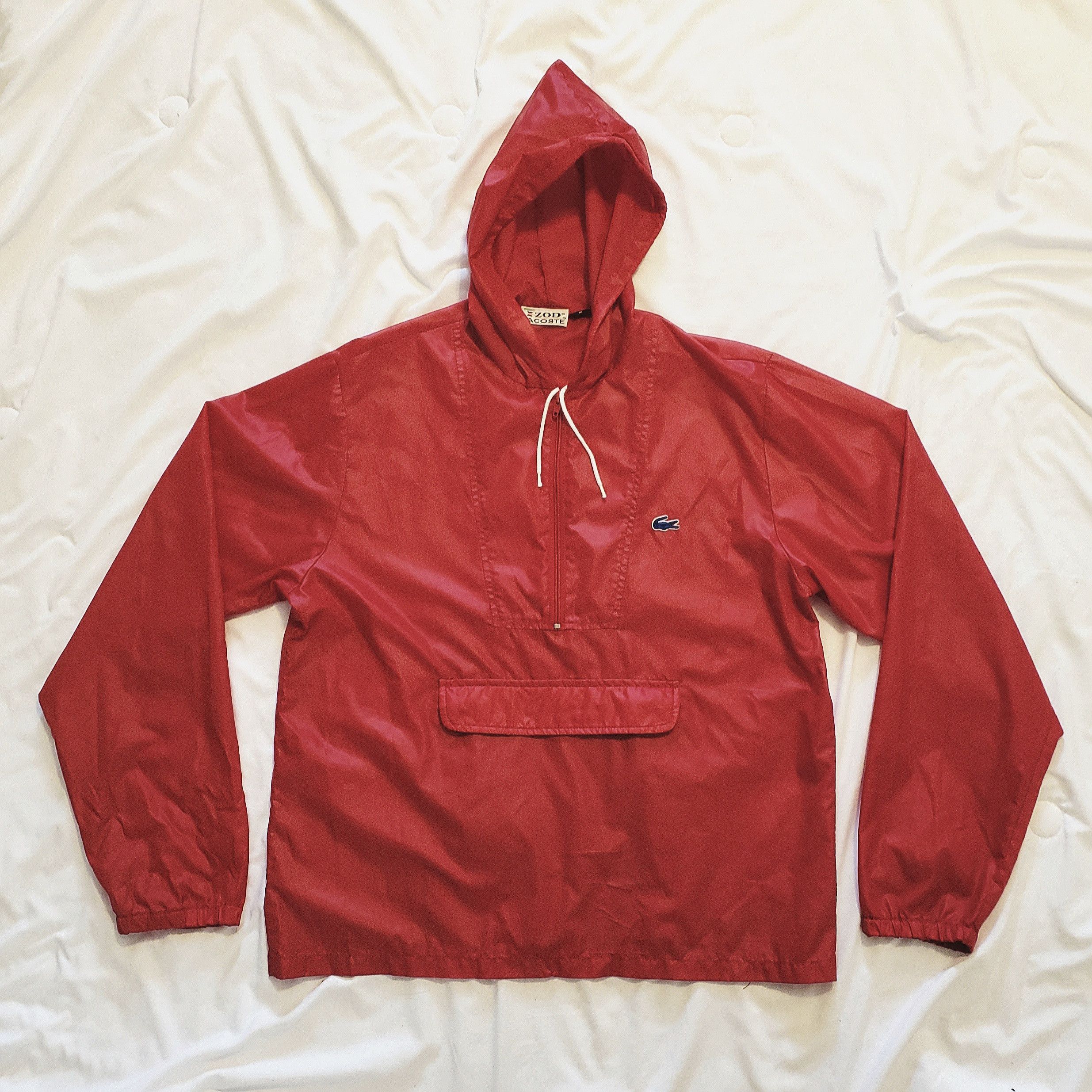 Lacoste Vintage Izod Lacoste Anorak Packable Hooded Rain Poncho | Grailed