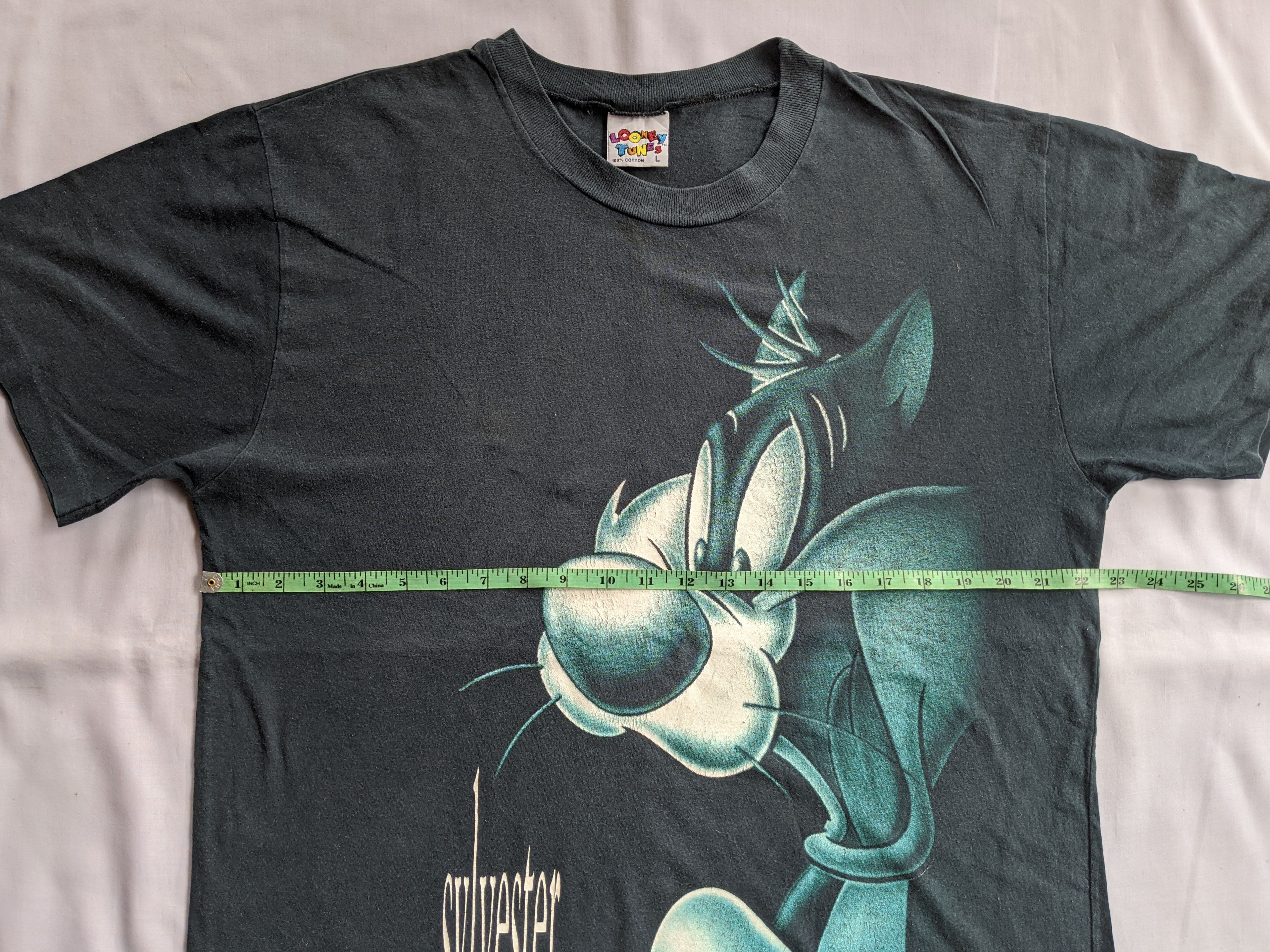 Vintage × Warner Bros Vintage 90s Looney Tunes Sylvester big print Size US L / EU 52-54 / 3 - 5 Thumbnail