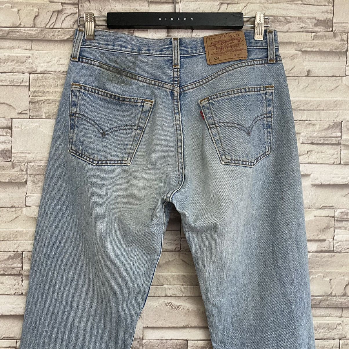 Levi's Vintage Levis 501 Distressed Jeans Light Wash 30x33 Size US 30 / EU 46 - 10 Thumbnail