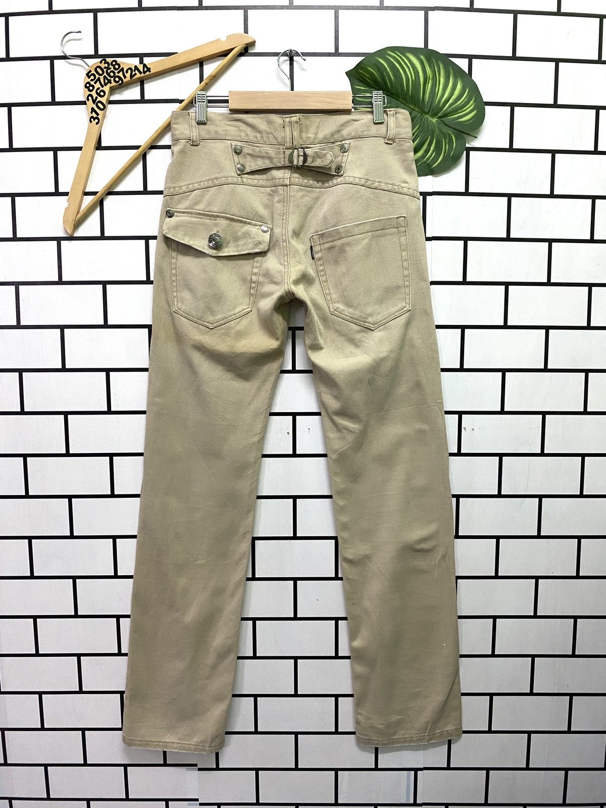 Japanese Brand × Tornado Mart Japanese LOWBOX Buckle At Back Pants Size US 31 - 1 Thumbnail