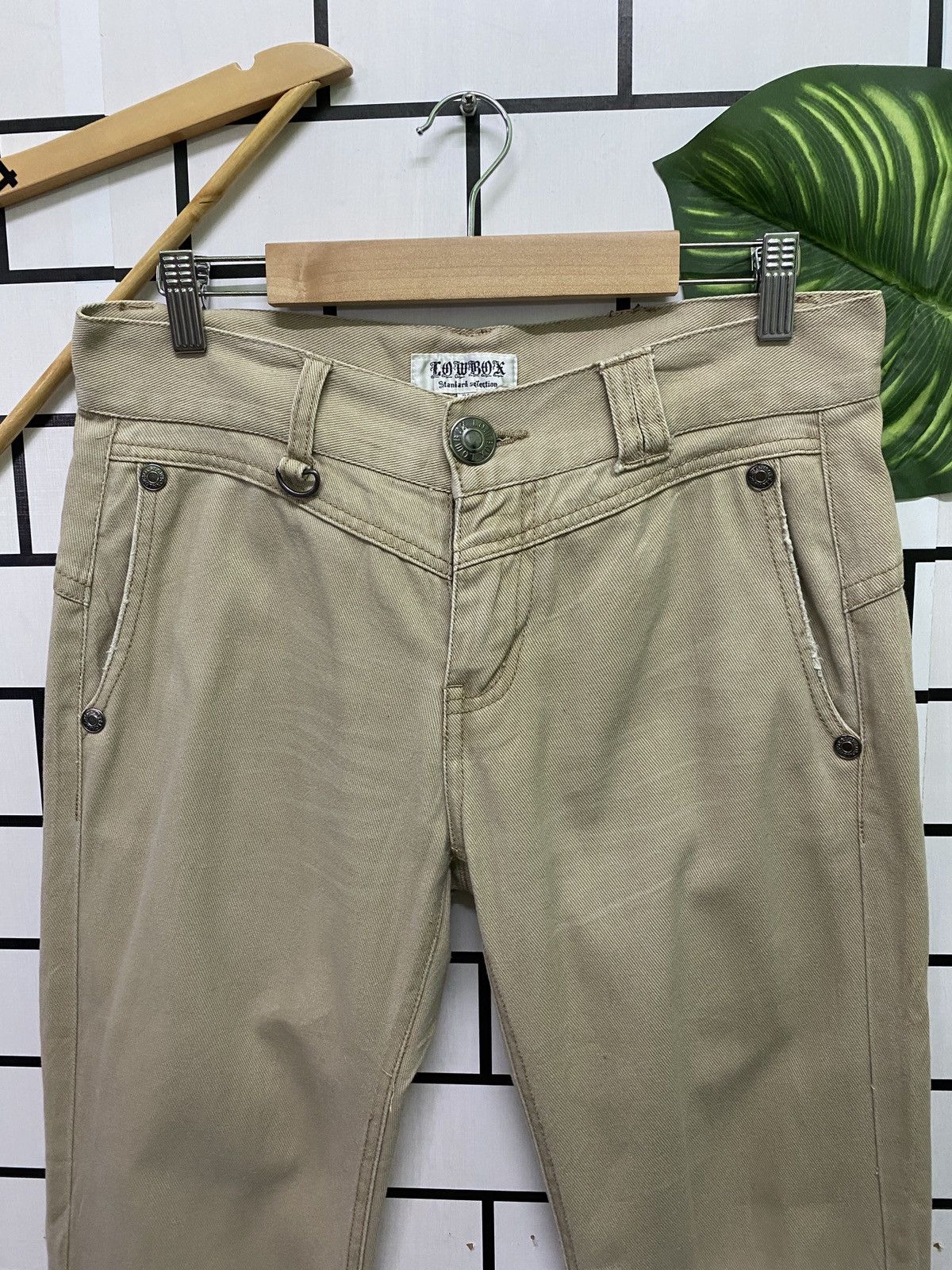 Japanese Brand × Tornado Mart Japanese LOWBOX Buckle At Back Pants Size US 31 - 3 Thumbnail