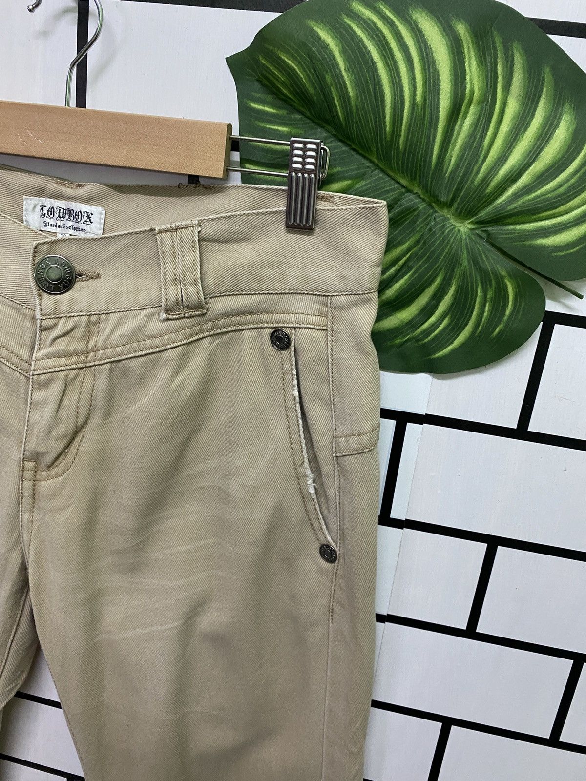 Japanese Brand × Tornado Mart Japanese LOWBOX Buckle At Back Pants Size US 31 - 6 Thumbnail