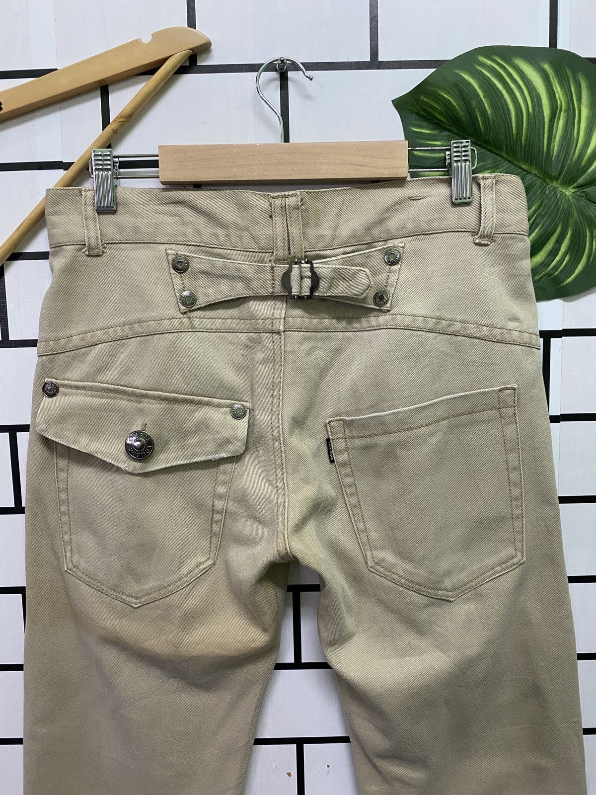 Japanese Brand × Tornado Mart Japanese LOWBOX Buckle At Back Pants Size US 31 - 11 Thumbnail