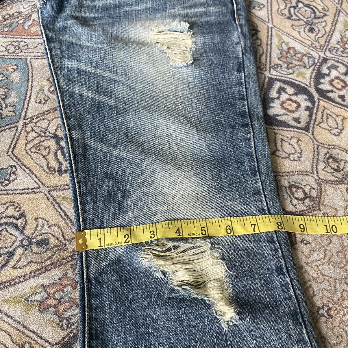 Japanese Brand OZZ-FIRST PINBALL Gemstone Double Waist Flare Jeans Size US 33 - 21 Thumbnail