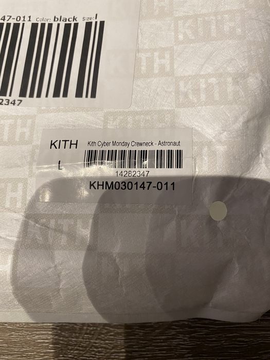 Kith Kith Cyber Monday Crewneck Astronaut Grey Gray KXTH Large