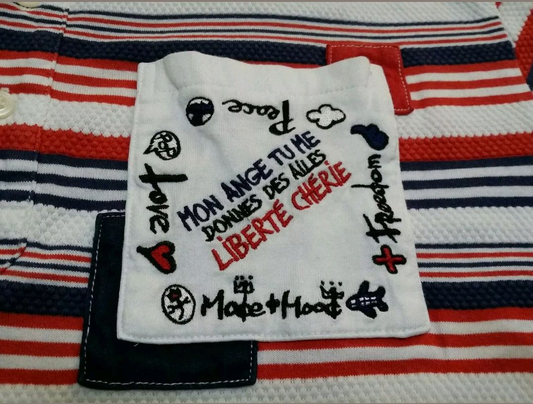 Jean Charles De Castelbajac JEAN CHARLES DE CASTELBAJAC SPORT STRIPED POCKET POLO SHIRT Size US M / EU 48-50 / 2 - 6 Thumbnail