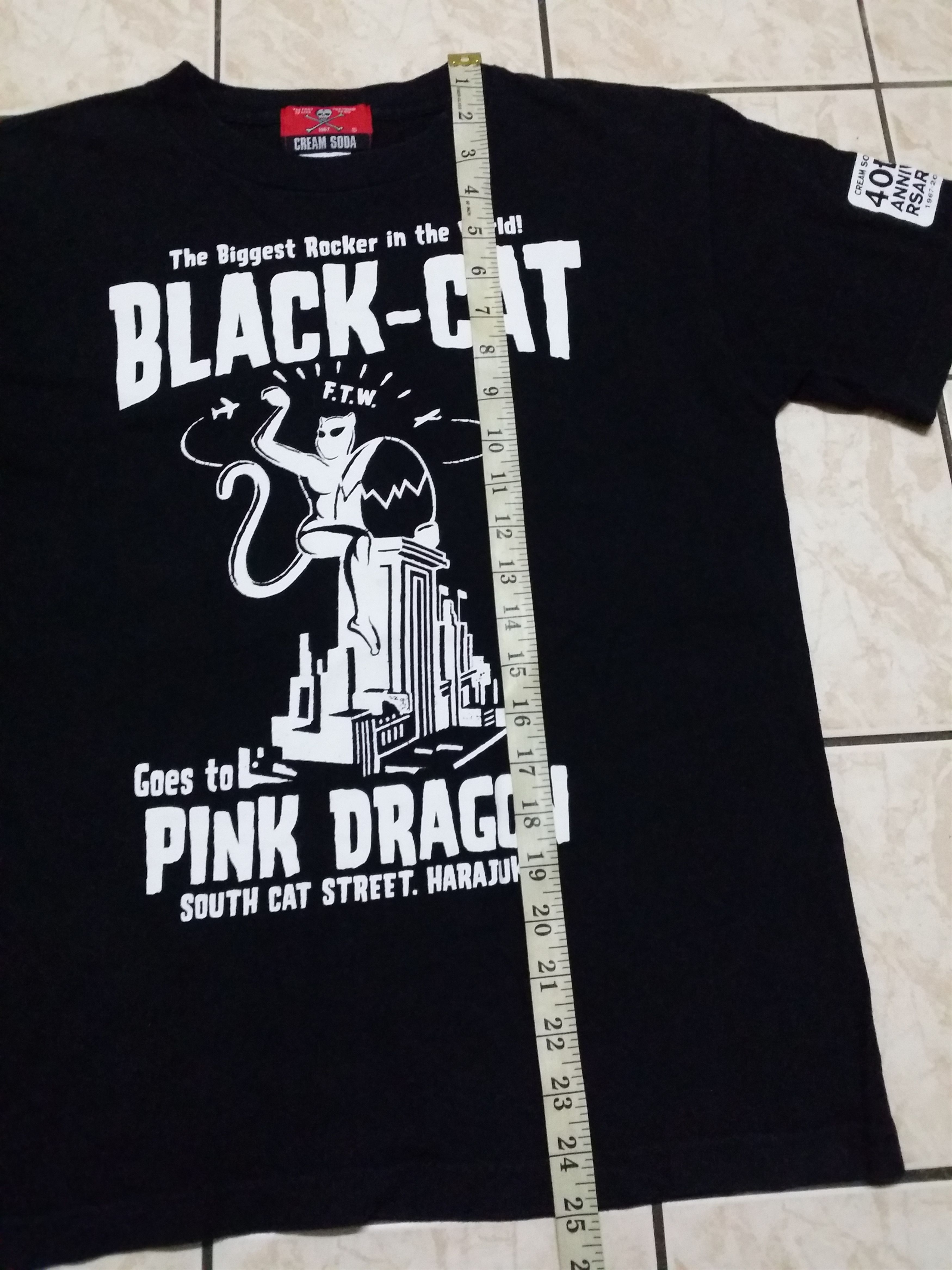 Japanese Brand CREAM SODA 40TH ANNIVERSARY ROCK & ROLL CAN NEVER DIE SHIRT Size US S / EU 44-46 / 1 - 7 Thumbnail