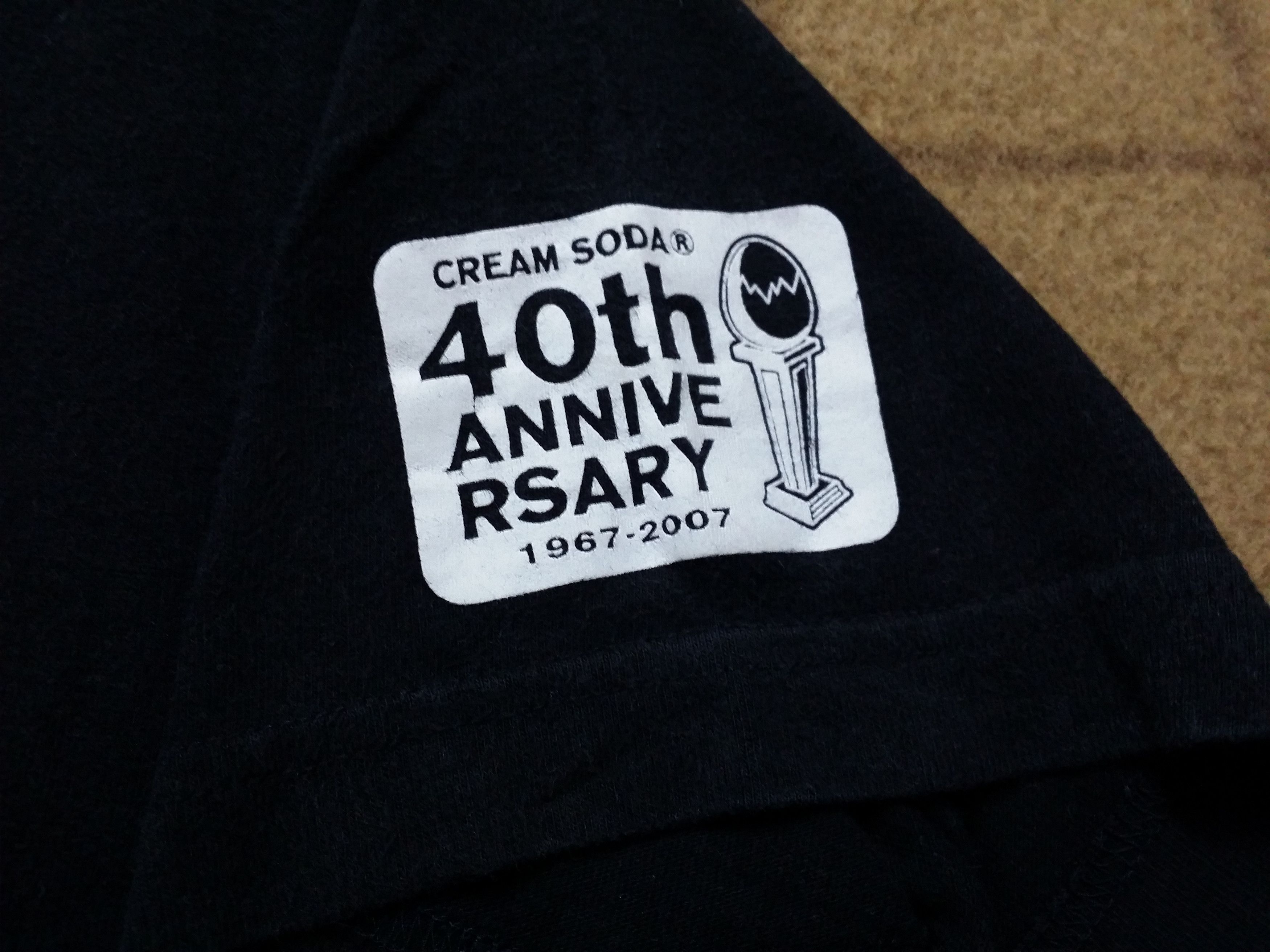 Japanese Brand CREAM SODA 40TH ANNIVERSARY ROCK & ROLL CAN NEVER DIE SHIRT Size US S / EU 44-46 / 1 - 4 Thumbnail