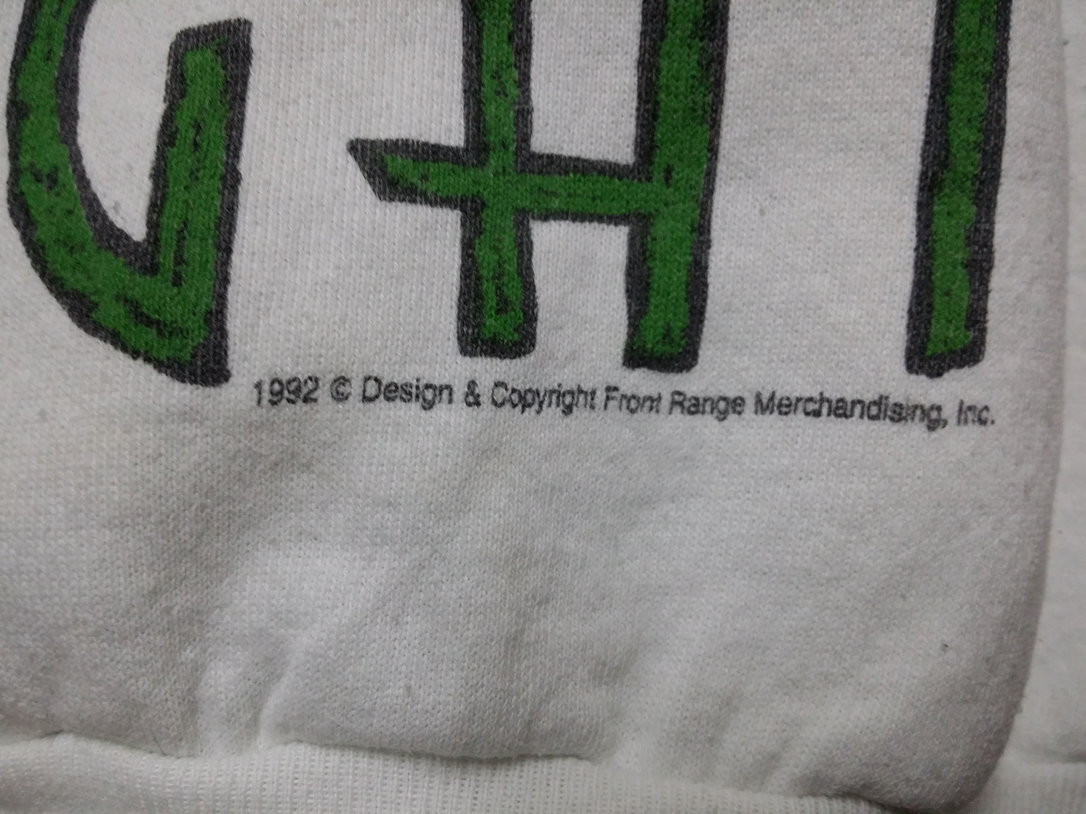 Fruit Of The Loom VINTAGE 90'S MICHELLE WRIGHT CANADIAN ARTISTS SWEATSHIRT Size US L / EU 52-54 / 3 - 4 Thumbnail