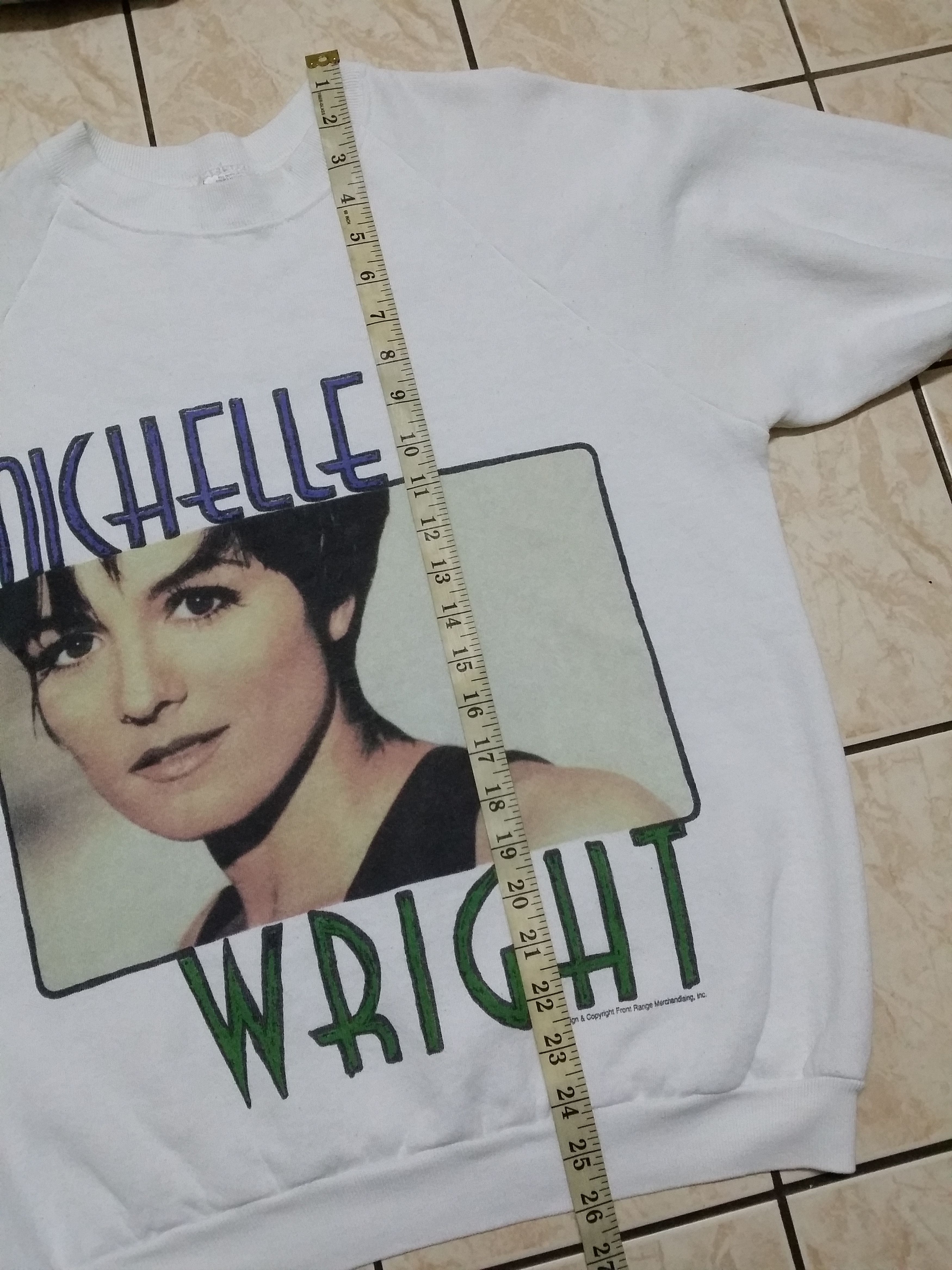 Fruit Of The Loom VINTAGE 90'S MICHELLE WRIGHT CANADIAN ARTISTS SWEATSHIRT Size US L / EU 52-54 / 3 - 6 Thumbnail