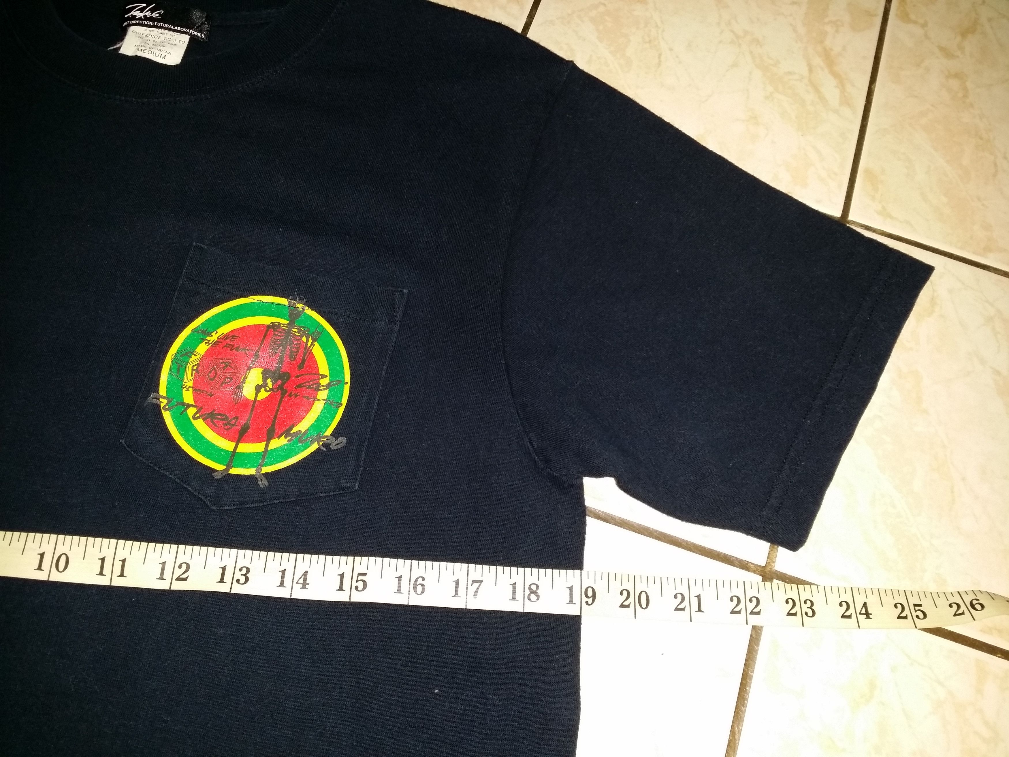 Futura SICK Y2K FUTURA LABORATORIES x DJ MURO POCKET T SHIRT Size US M / EU 48-50 / 2 - 5 Thumbnail