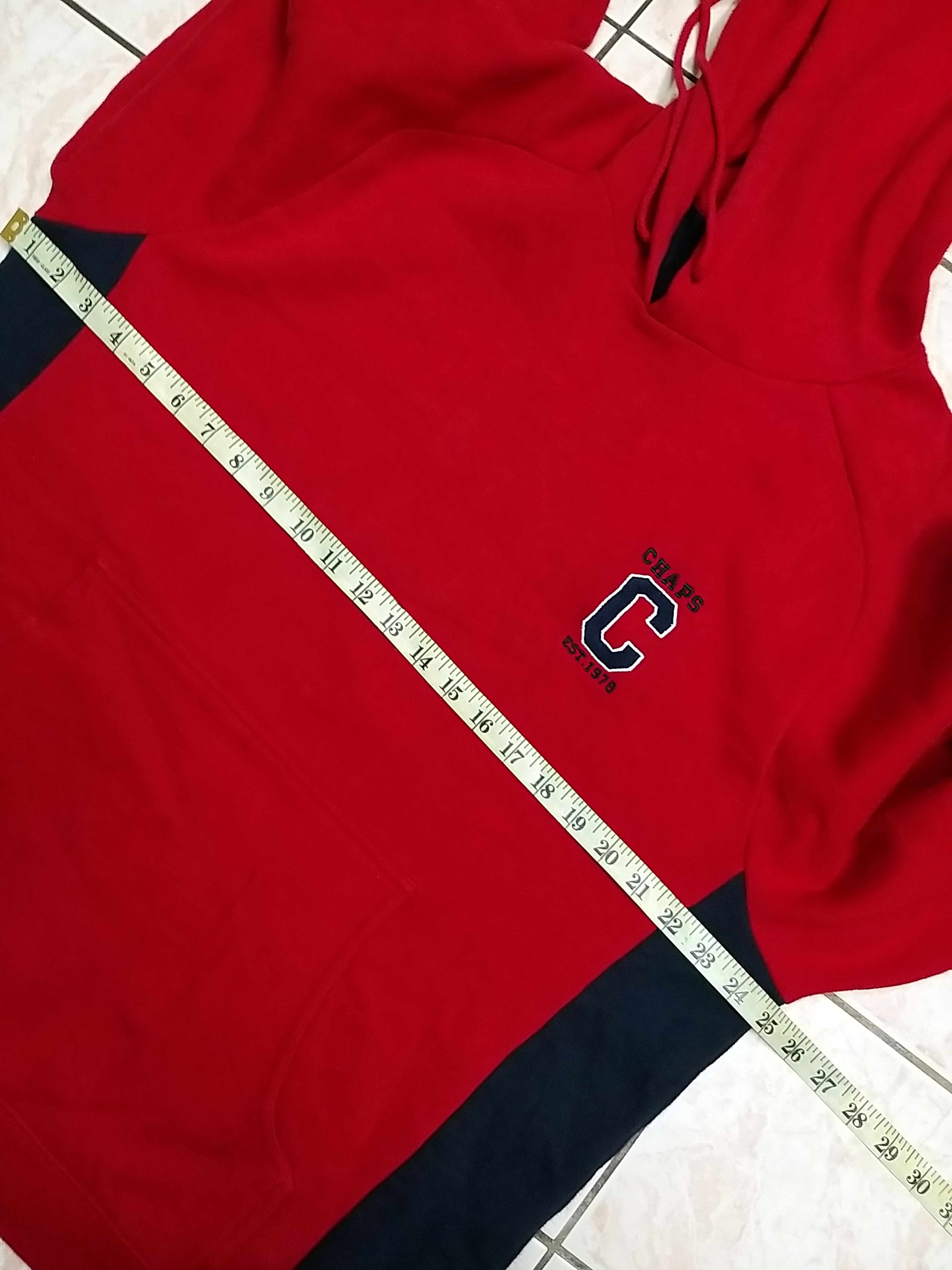 Polo Ralph Lauren VINTAGE CHAPS RALPH LAUREN PULLOVER HOODIES SWEATSHIRT Size US XL / EU 56 / 4 - 4 Thumbnail