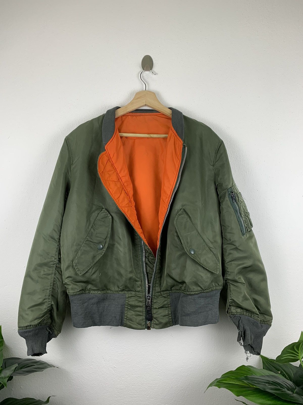 Alpha Industries VINTAGE ALPHA INDUSTRIES BOMBER JACKET Size US M / EU 48-50 / 2 - 3 Thumbnail