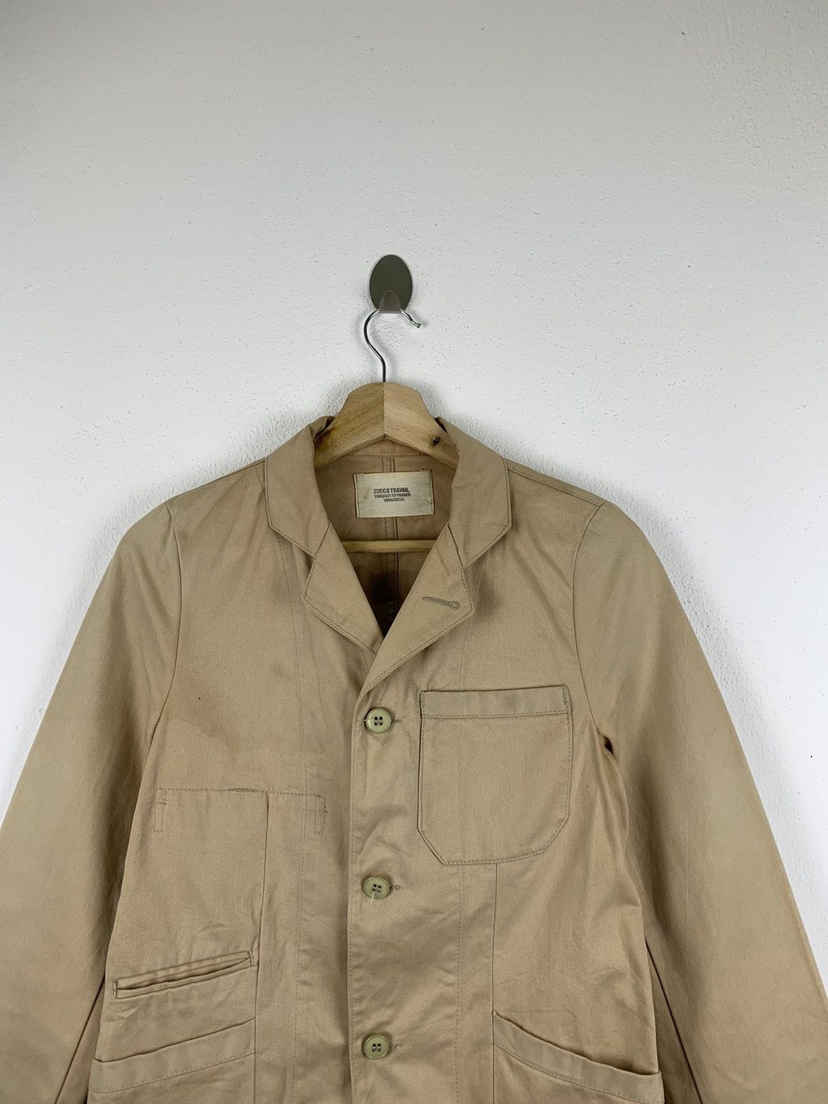 CABANE de ZUCCa × Issey Miyake × Vintage ZUCCA TRAVAIL COTTON JACKET Size US S / EU 44-46 / 1 - 3 Thumbnail