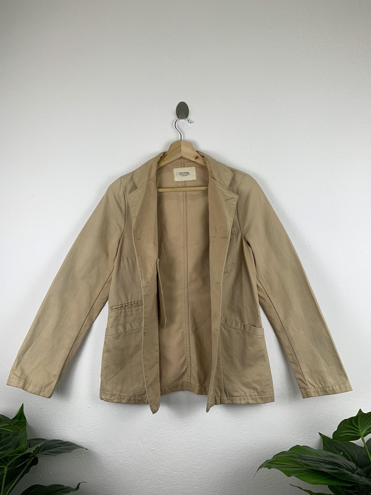CABANE de ZUCCa × Issey Miyake × Vintage ZUCCA TRAVAIL COTTON JACKET Size US S / EU 44-46 / 1 - 2 Thumbnail