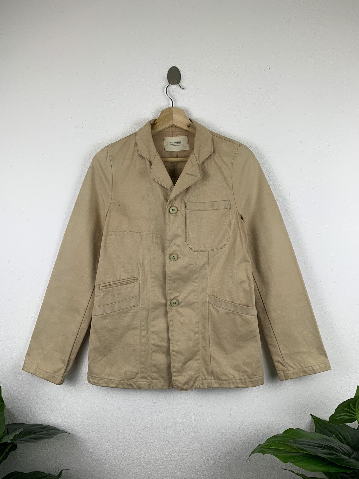 CABANE de ZUCCa × Issey Miyake × Vintage ZUCCA TRAVAIL COTTON JACKET Size US S / EU 44-46 / 1 - 1 Thumbnail