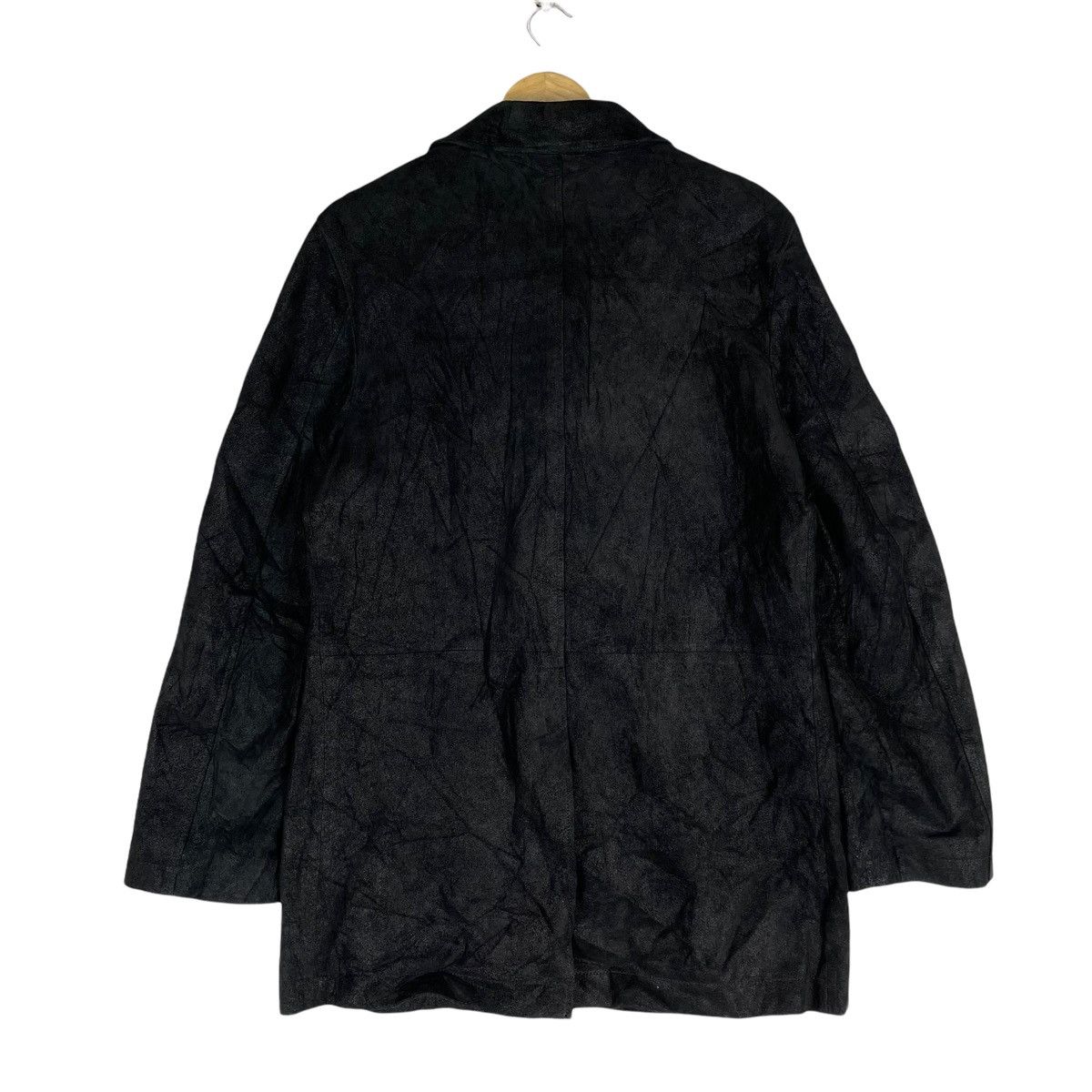 Yohji Yamamoto 🔥PIG SKIN SUEDE A.A.R YOHJI YAMAMOTO LEATHER JACKET Size US L / EU 52-54 / 3 - 8 Thumbnail