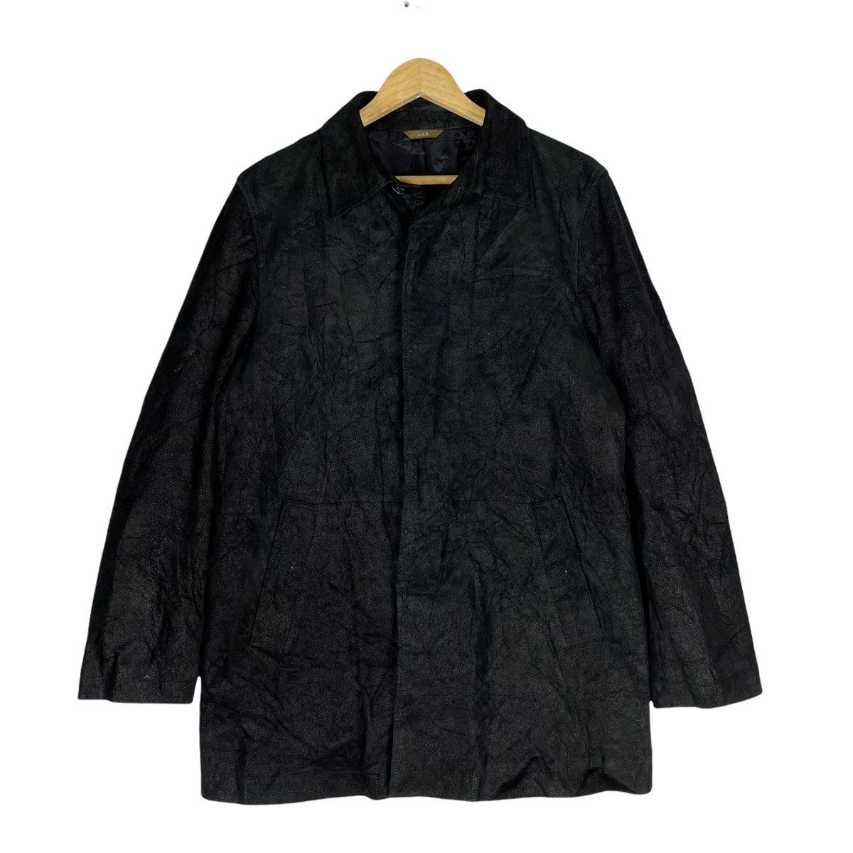 Yohji Yamamoto 🔥PIG SKIN SUEDE A.A.R YOHJI YAMAMOTO LEATHER JACKET Size US L / EU 52-54 / 3 - 2 Thumbnail