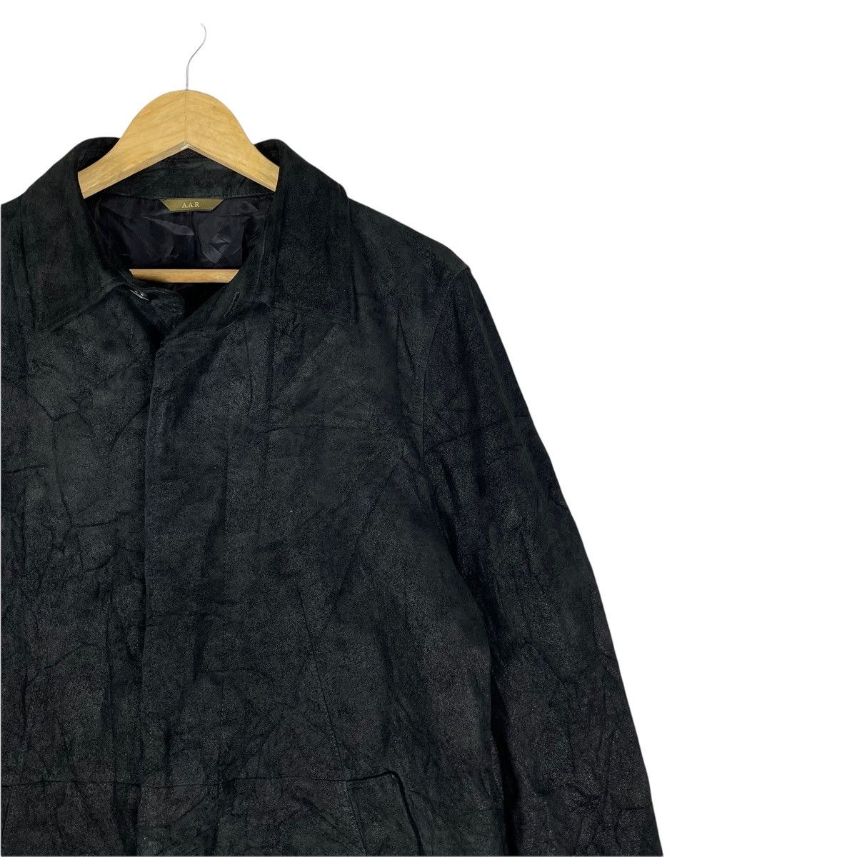 Yohji Yamamoto 🔥PIG SKIN SUEDE A.A.R YOHJI YAMAMOTO LEATHER JACKET Size US L / EU 52-54 / 3 - 4 Thumbnail