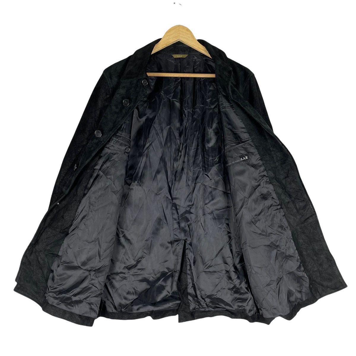 Yohji Yamamoto 🔥PIG SKIN SUEDE A.A.R YOHJI YAMAMOTO LEATHER JACKET Size US L / EU 52-54 / 3 - 7 Thumbnail