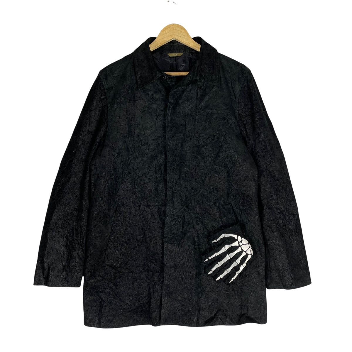 Yohji Yamamoto 🔥PIG SKIN SUEDE A.A.R YOHJI YAMAMOTO LEATHER JACKET Size US L / EU 52-54 / 3 - 1 Thumbnail