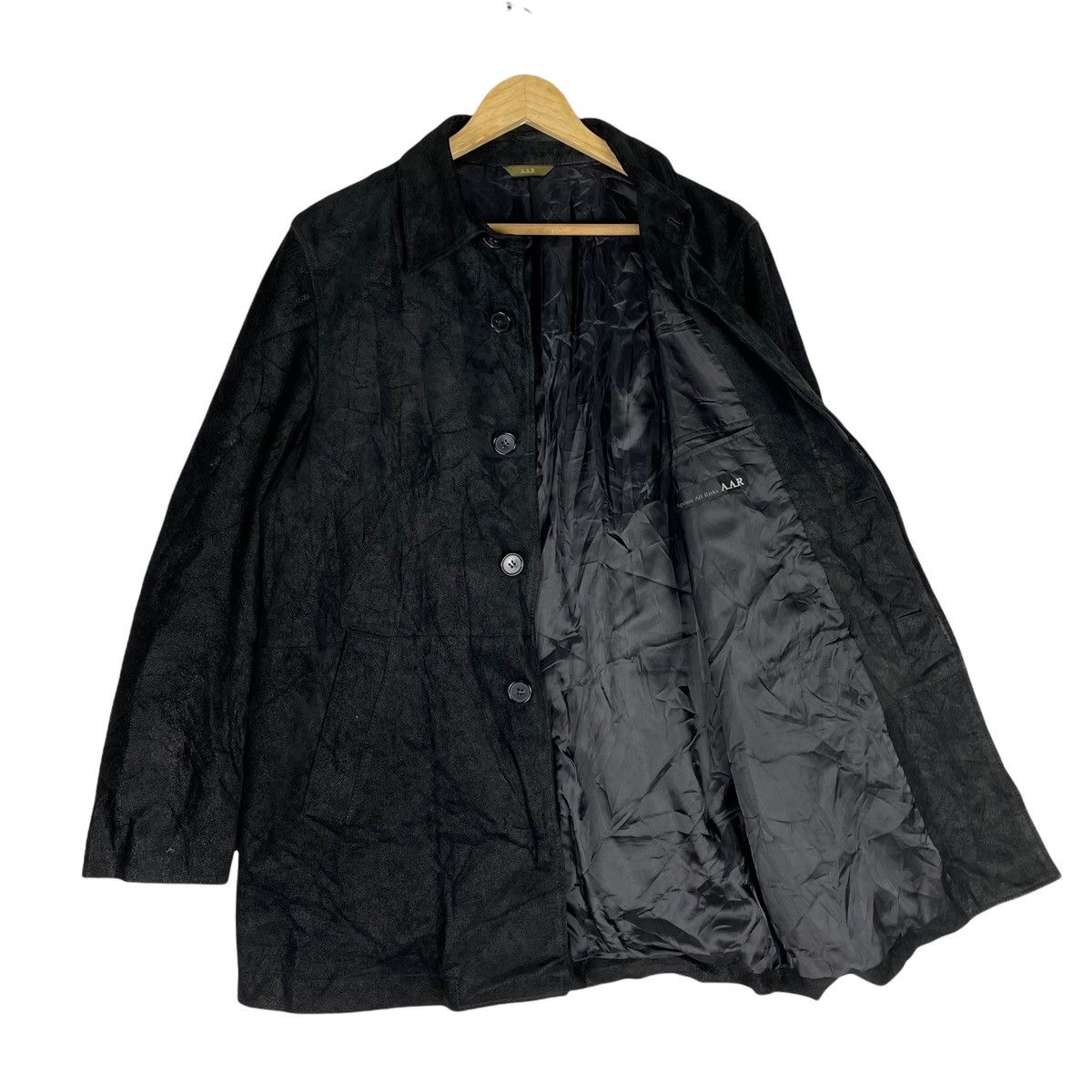 Yohji Yamamoto 🔥PIG SKIN SUEDE A.A.R YOHJI YAMAMOTO LEATHER JACKET Size US L / EU 52-54 / 3 - 3 Thumbnail