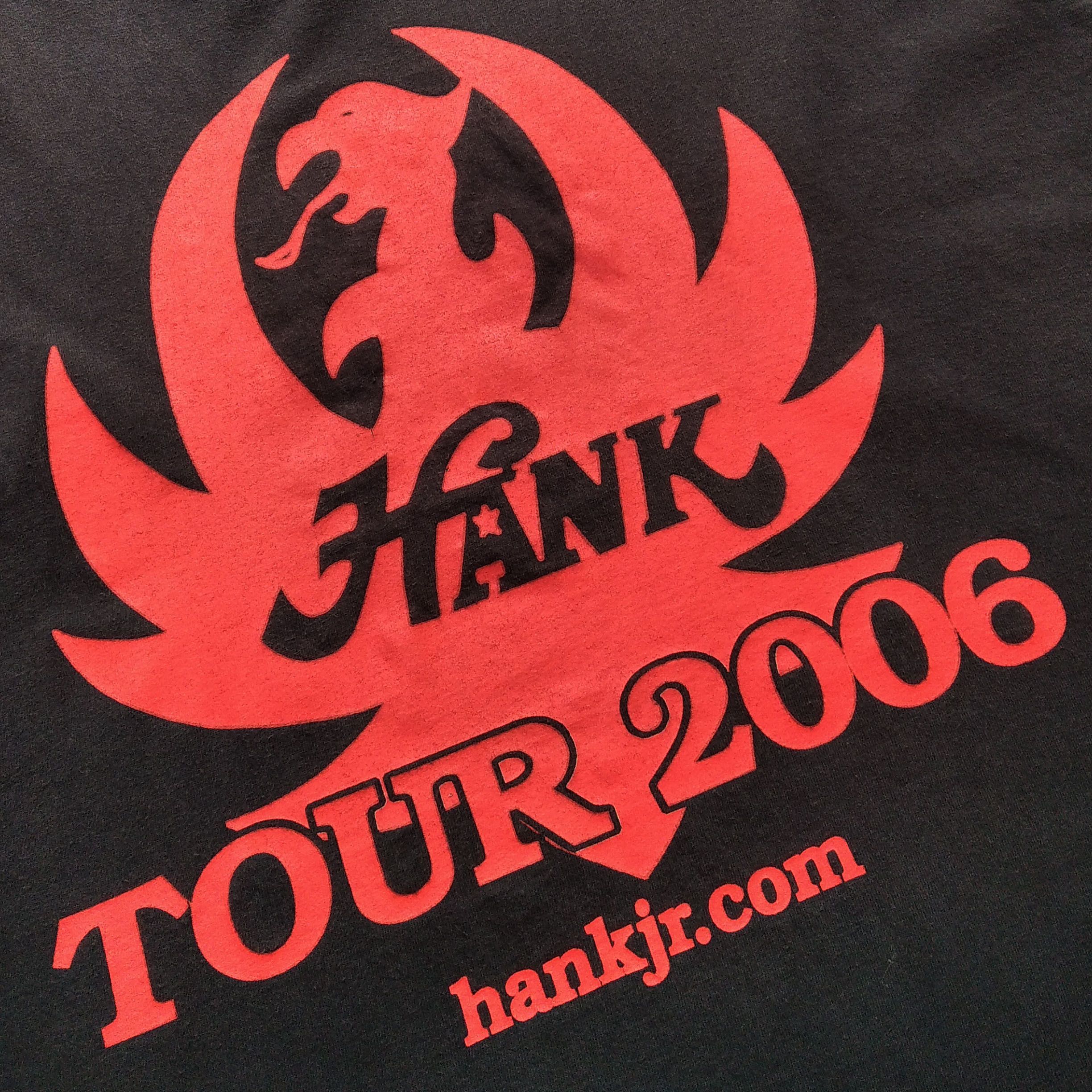 Band Tees Vintage 00s Hank Williams Jr. Tour Tshirt Size US XL / EU 56 / 4 - 5 Thumbnail