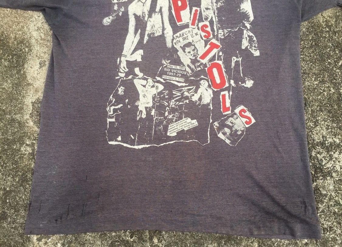 Band Tees × Seditionaries × Vintage thrased and faded Vintage Sex Pistol Shirt Size US L / EU 52-54 / 3 - 14 Thumbnail