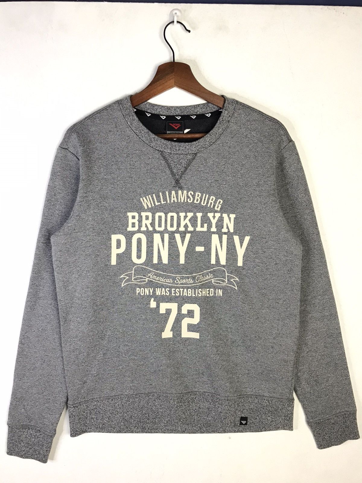 Pony Brooklyn New York Crewneck Sweatshirt