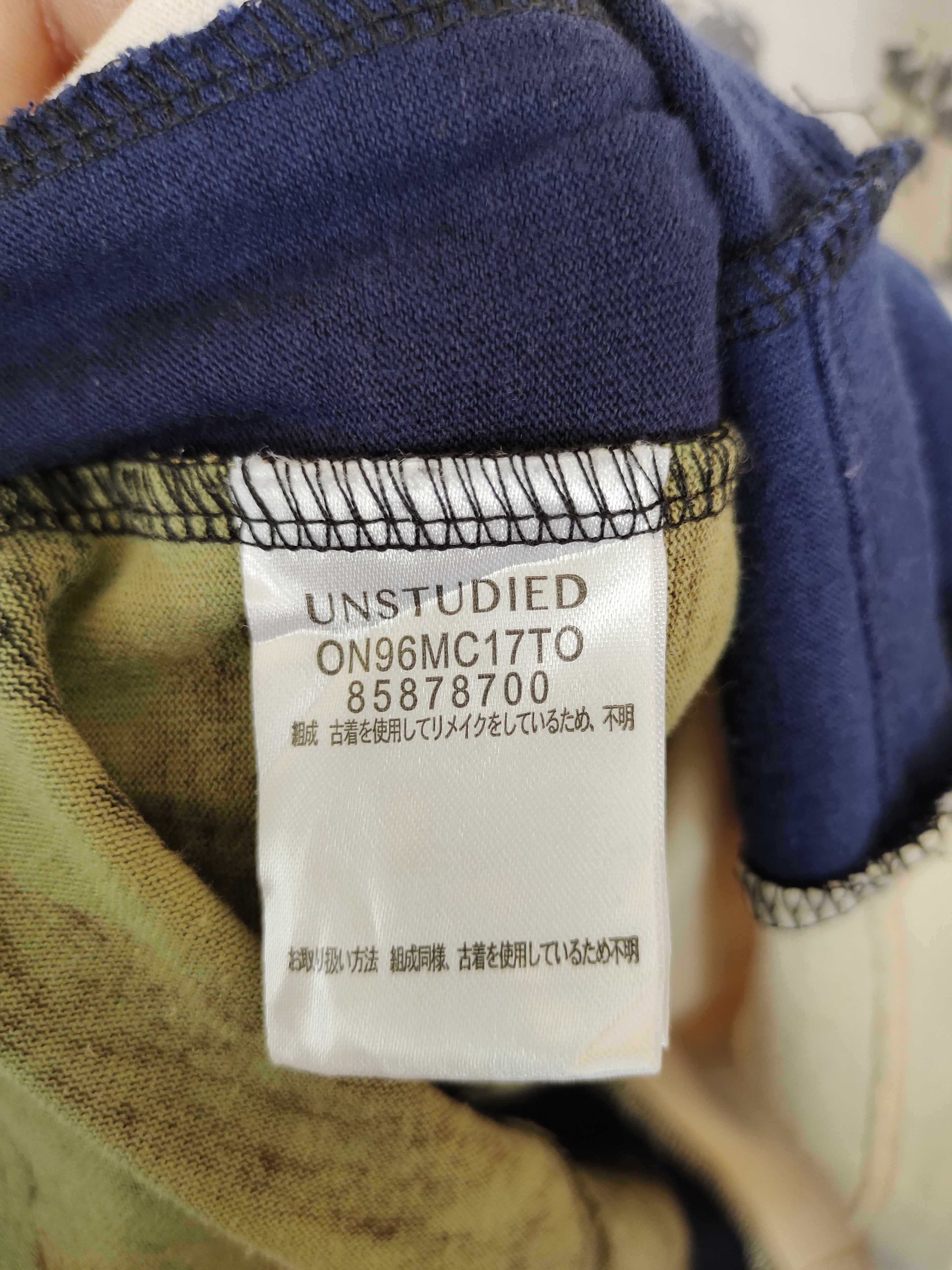 Japanese Brand Rebuild By UNSTUDIED 5 Cut Longsleeve T-Shirt Size US M / EU 48-50 / 2 - 13 Thumbnail