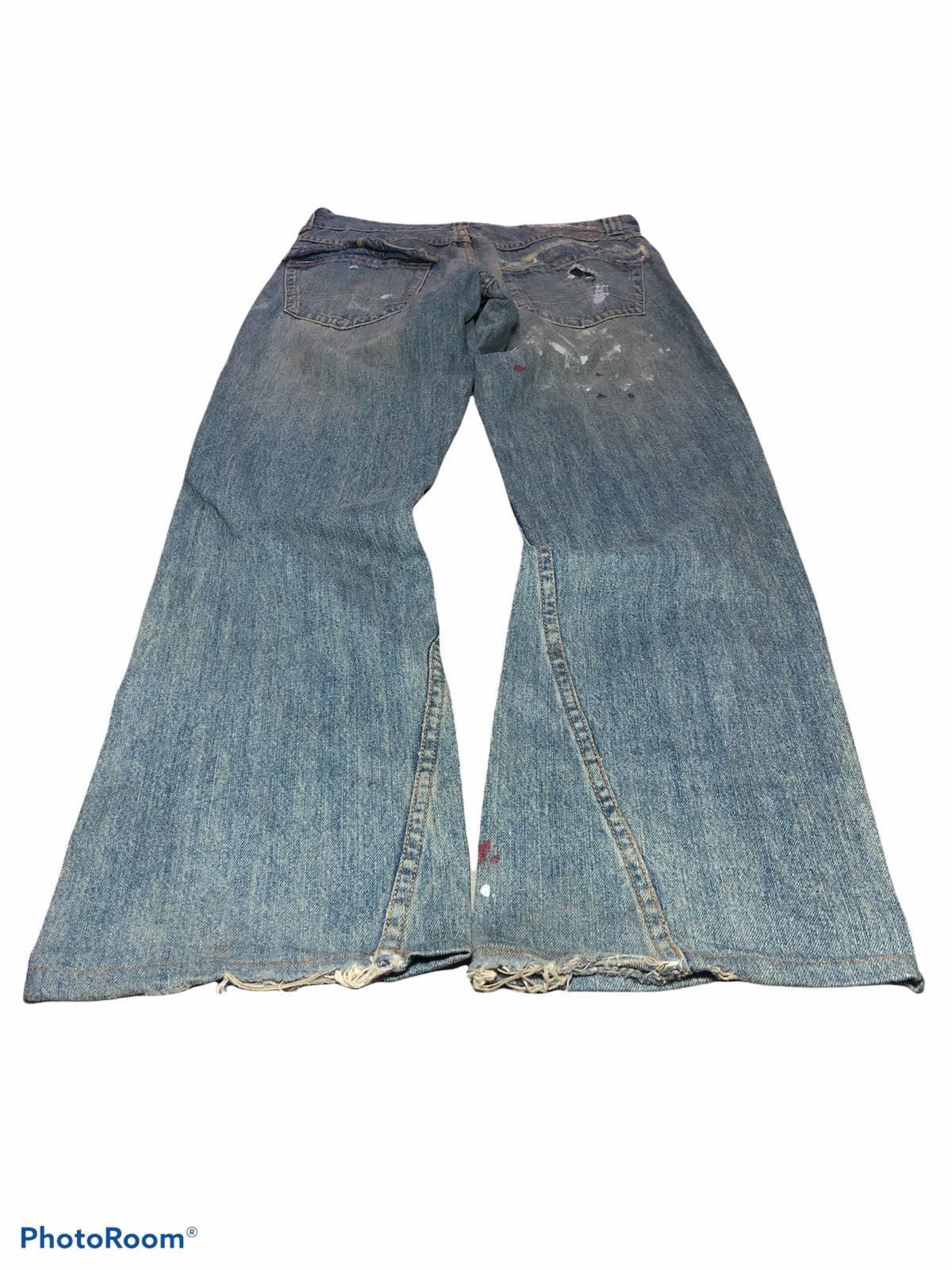 If Six Was Nine TWIST PAINTED DENIM BY JUNGLE STORM Size US 32 / EU 48 - 3 Thumbnail