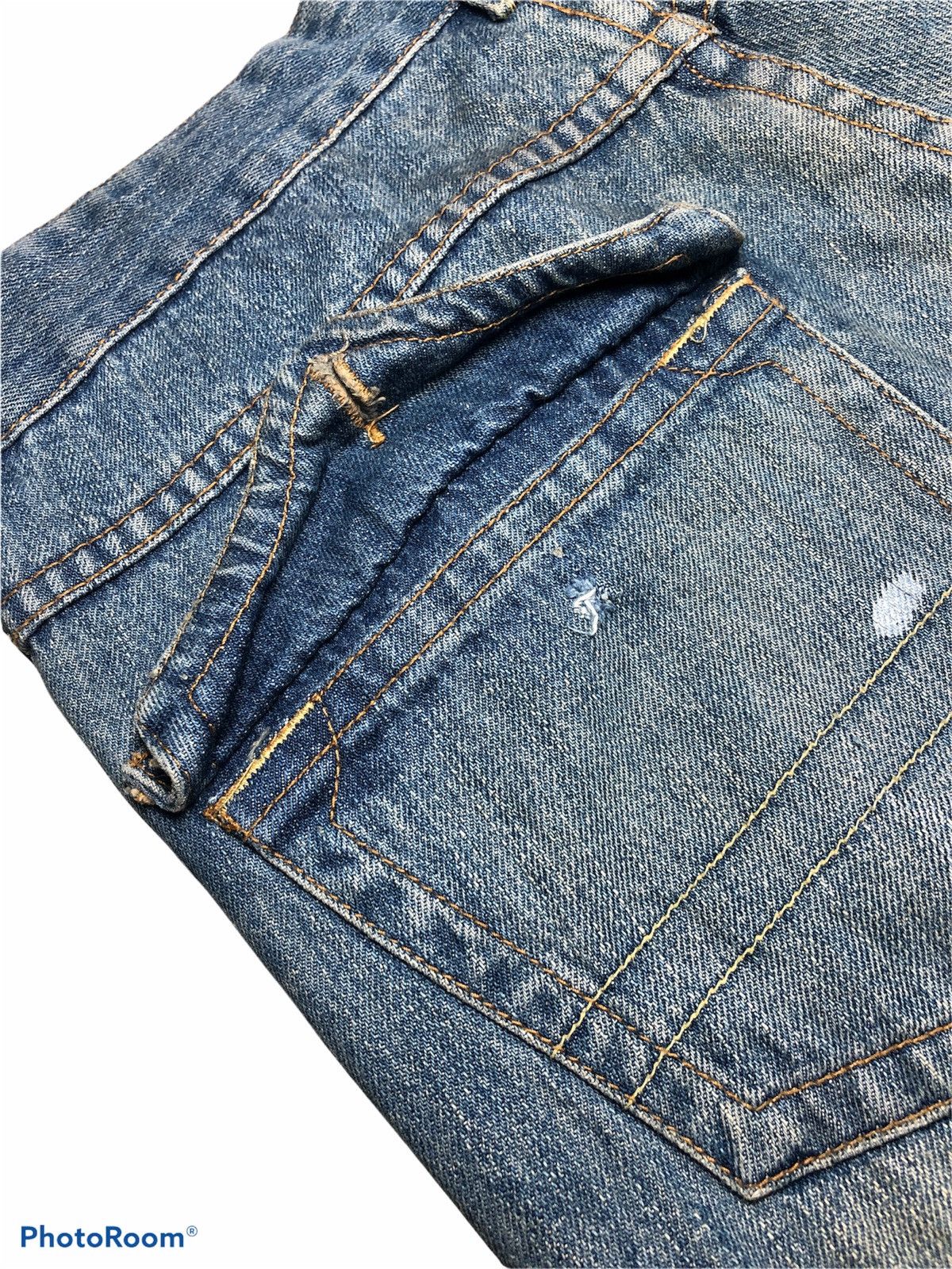 If Six Was Nine TWIST PAINTED DENIM BY JUNGLE STORM Size US 32 / EU 48 - 5 Thumbnail