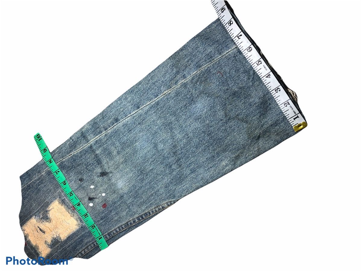 If Six Was Nine TWIST PAINTED DENIM BY JUNGLE STORM Size US 32 / EU 48 - 12 Thumbnail