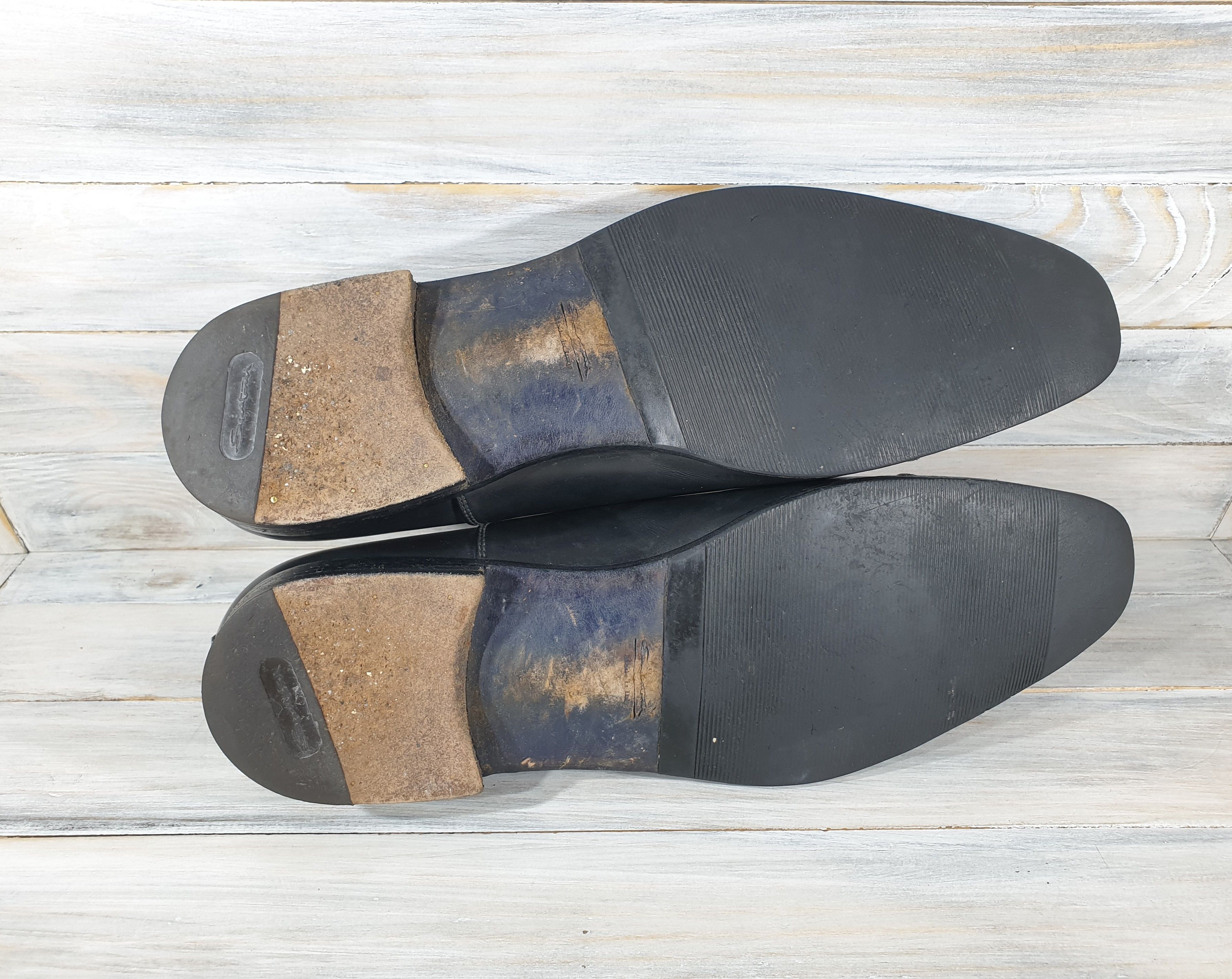 Leather × Santoni Santoni 6981 Oxford Leather Shoes Italy Italian Designer Size US 11 / EU 44 - 22 Thumbnail