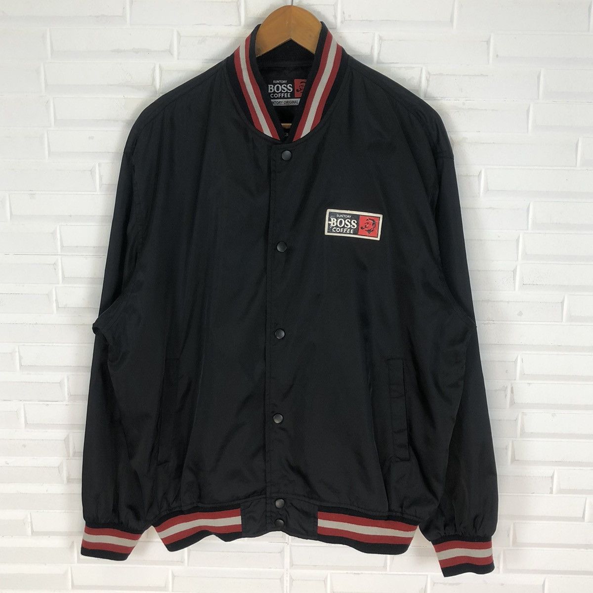 Japanese Brand × Vintage SUNTORY BOSS COFFEE WINDBREAKER BOMBER Size US M / EU 48-50 / 2 - 2 Thumbnail