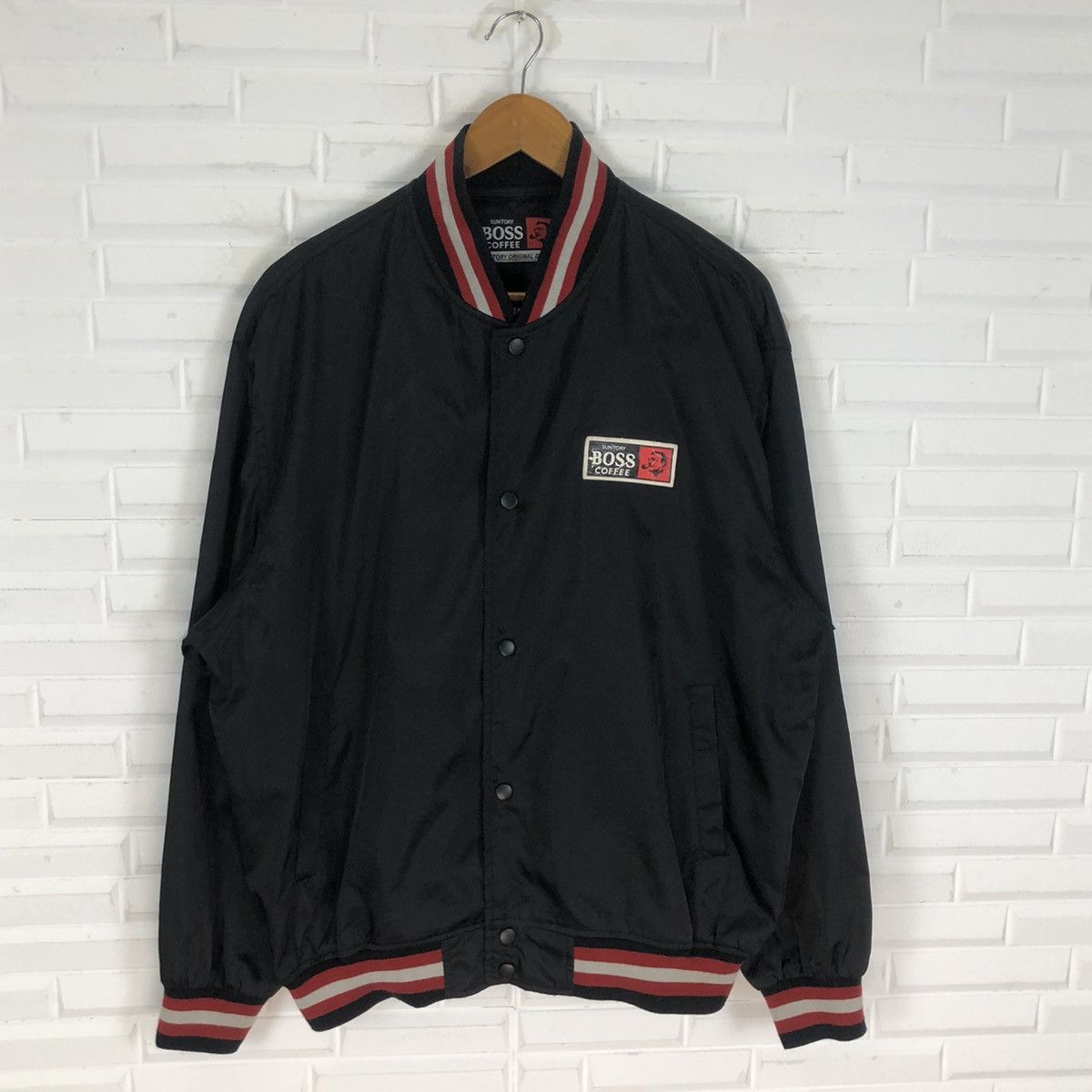 Japanese Brand × Vintage SUNTORY BOSS COFFEE WINDBREAKER BOMBER Size US M / EU 48-50 / 2 - 4 Thumbnail