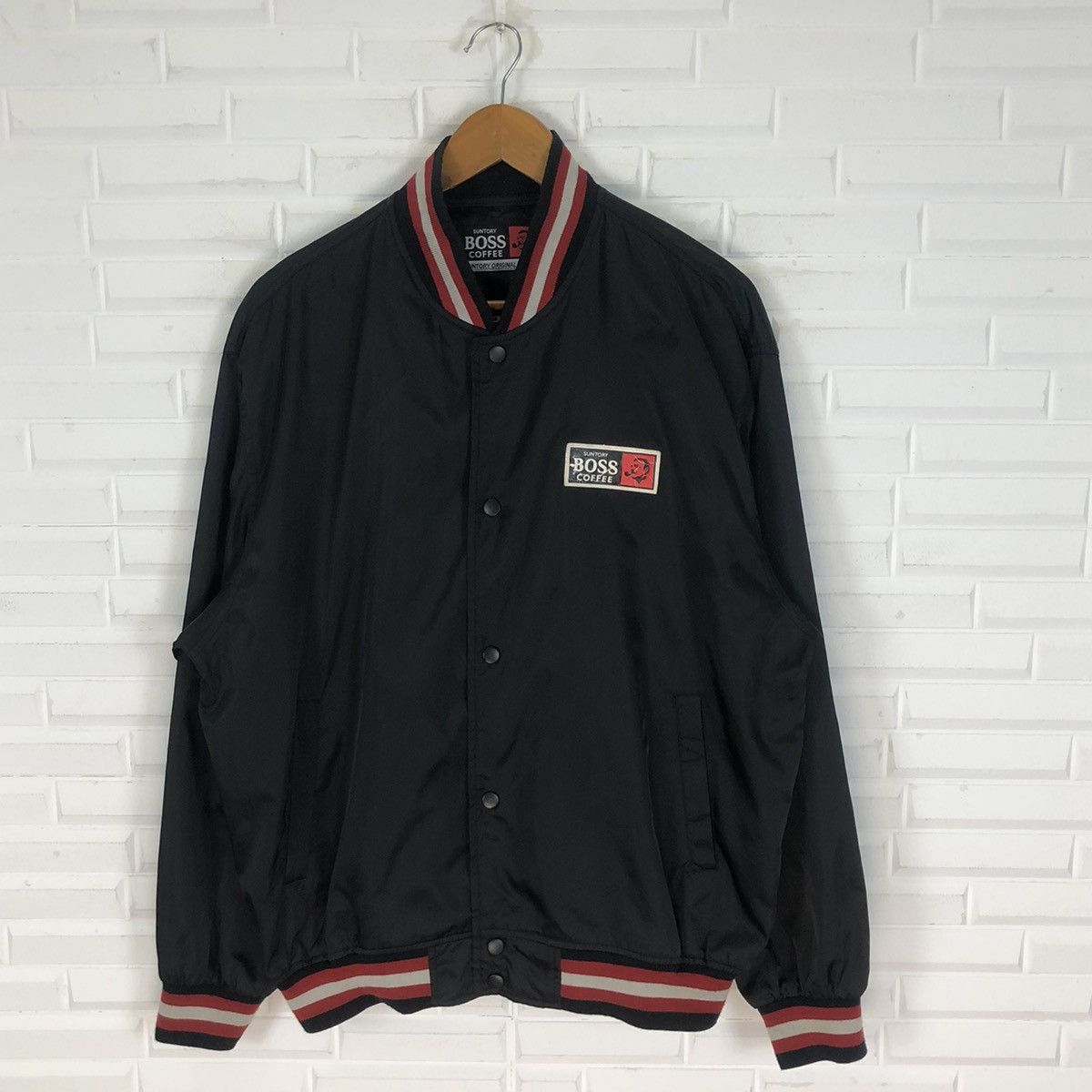 Japanese Brand × Vintage SUNTORY BOSS COFFEE WINDBREAKER BOMBER Size US M / EU 48-50 / 2 - 1 Thumbnail
