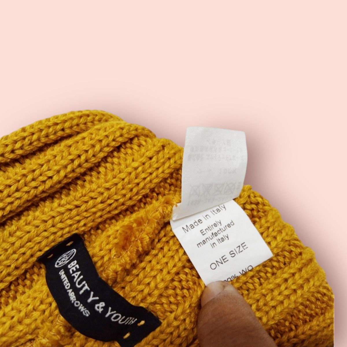 VINTAGE BEAUTY & YOUTH UNITED ARROWS BEANIE HAT