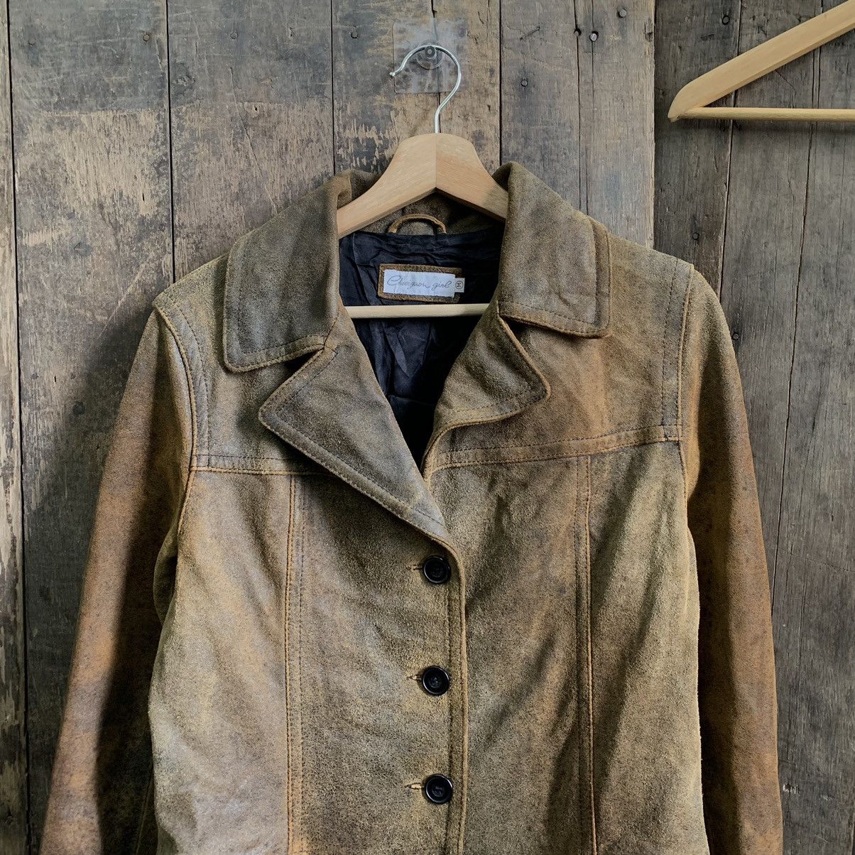 Genuine Leather Vintage Leather Jacket Size US S / EU 44-46 / 1 - 3 Thumbnail